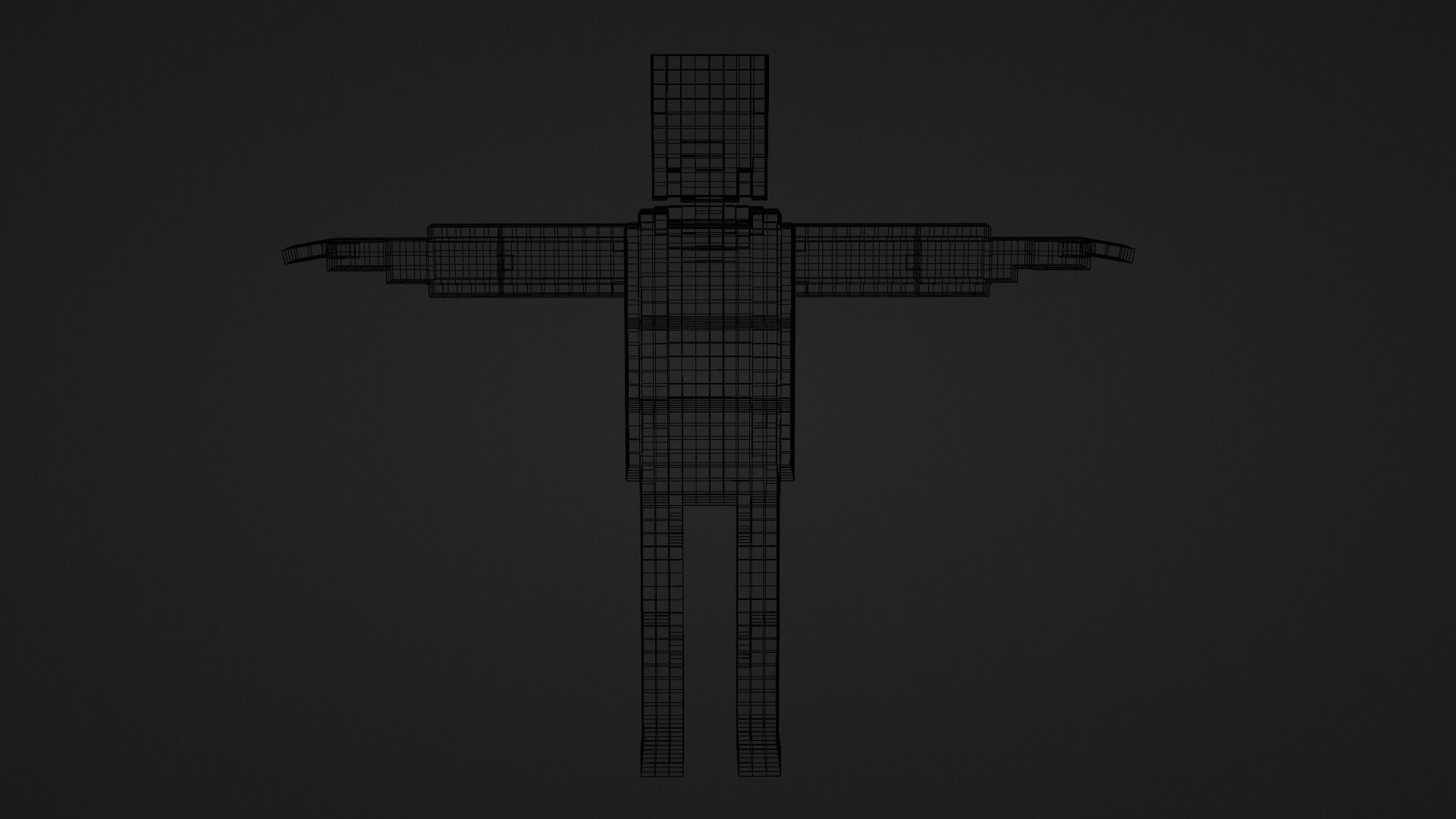 CIVILIANS 3 VOXEL CHARACTER Low-poly 3D model_6