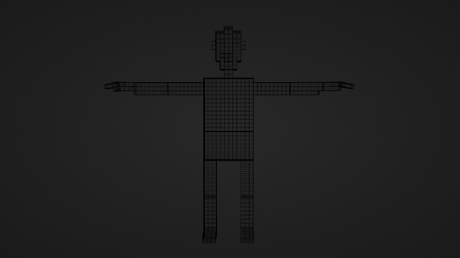 CIVILIANS 5 VOXEL CHARACTER Low-poly 3D model_7