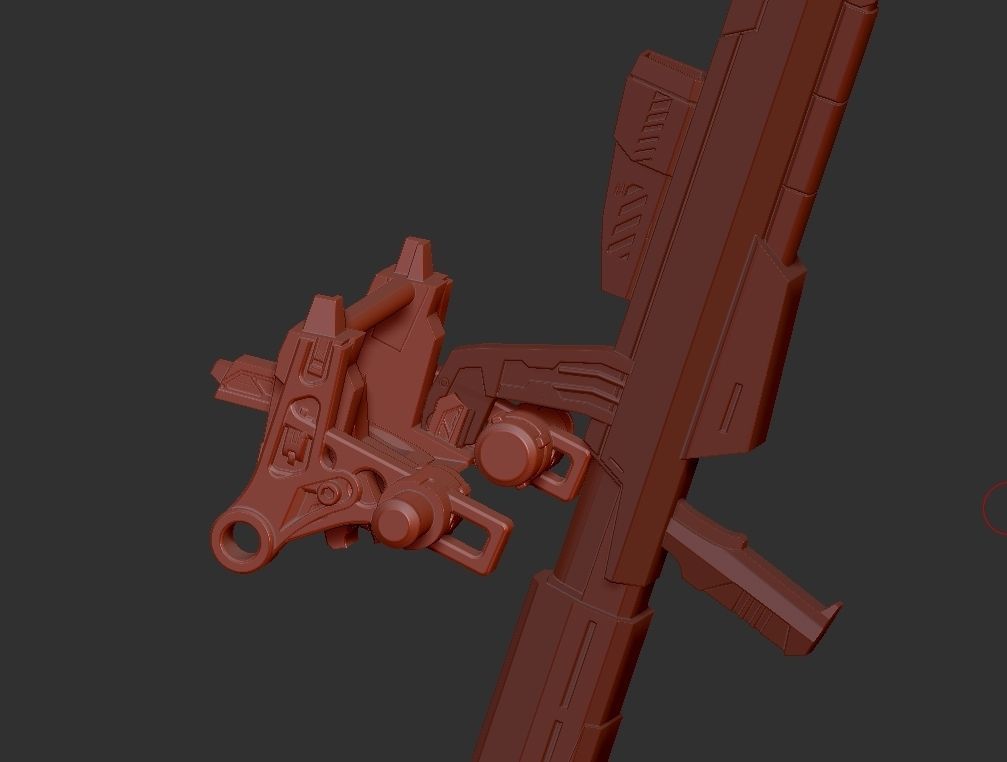 Rick dias weapon set 3D print model_26