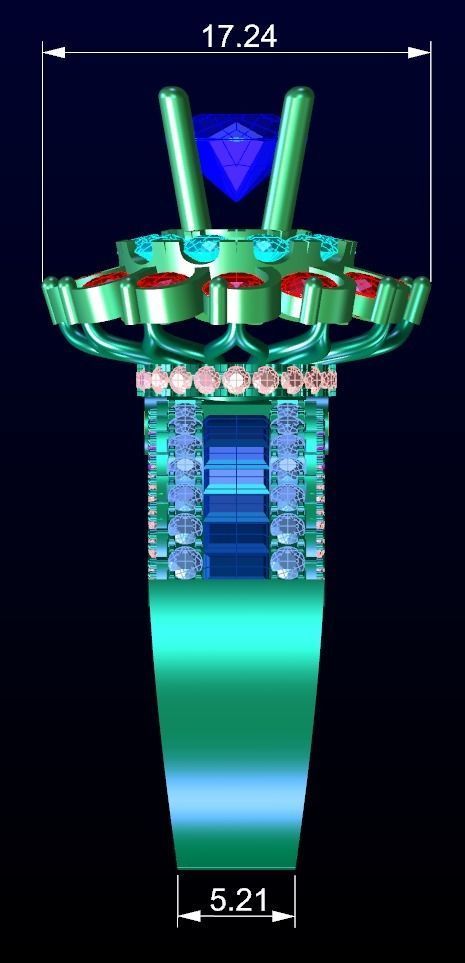 Engagement Ring 26 3D print model_6