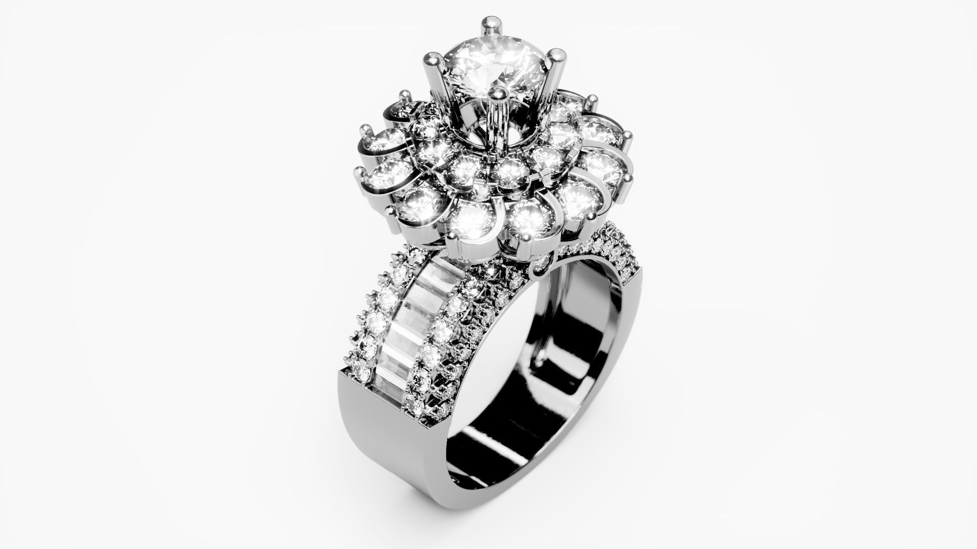 Engagement Ring 26 3D print model_1