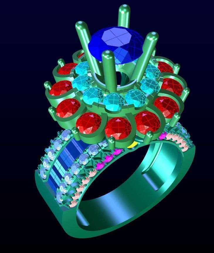 Engagement Ring 26 3D print model_4