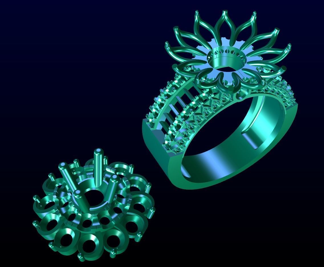 Engagement Ring 26 3D print model_8