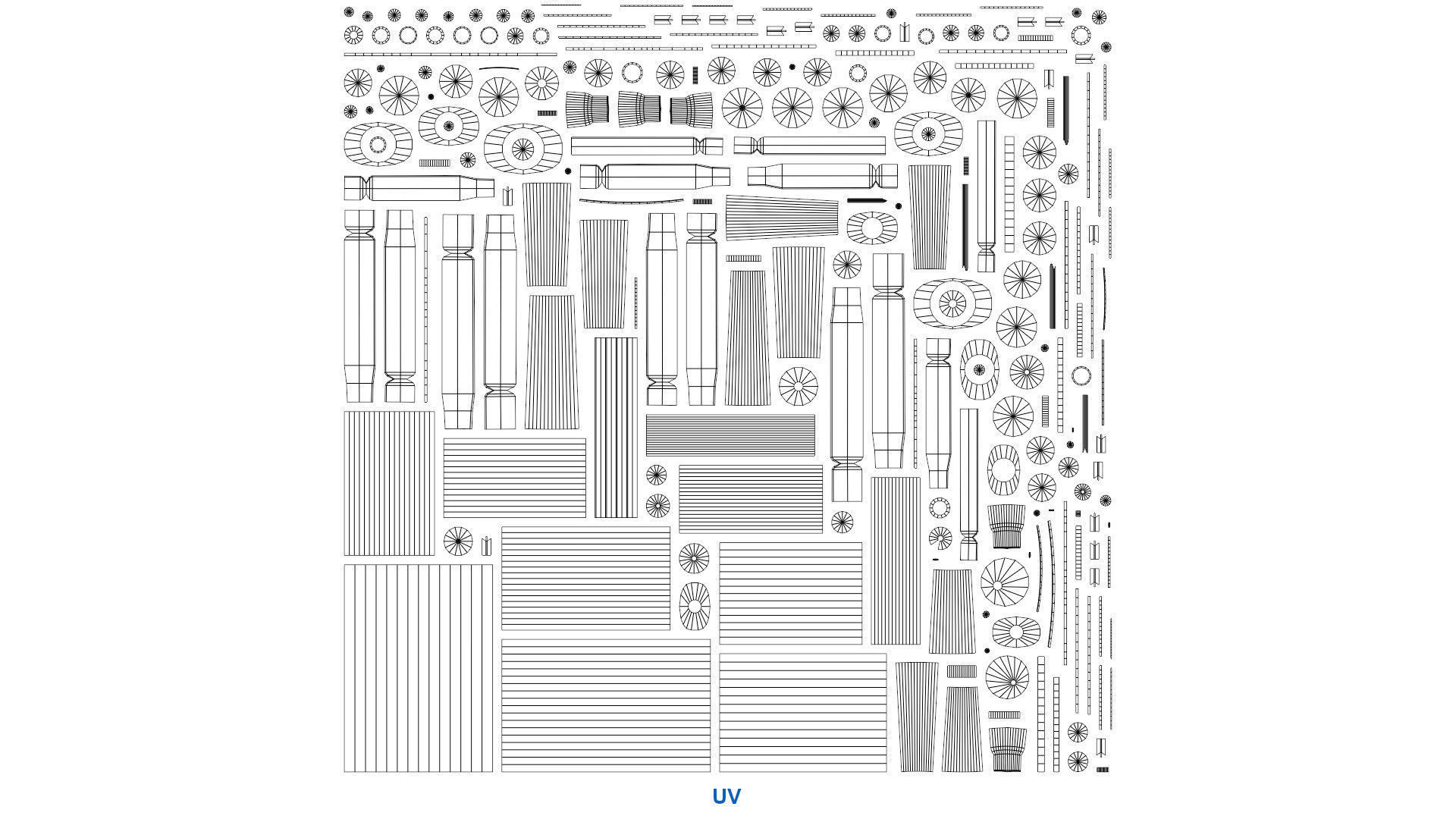 Syringe 1A Low-poly 3D model_7