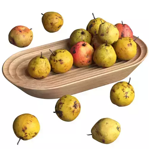 Realistic pears 01 3D model