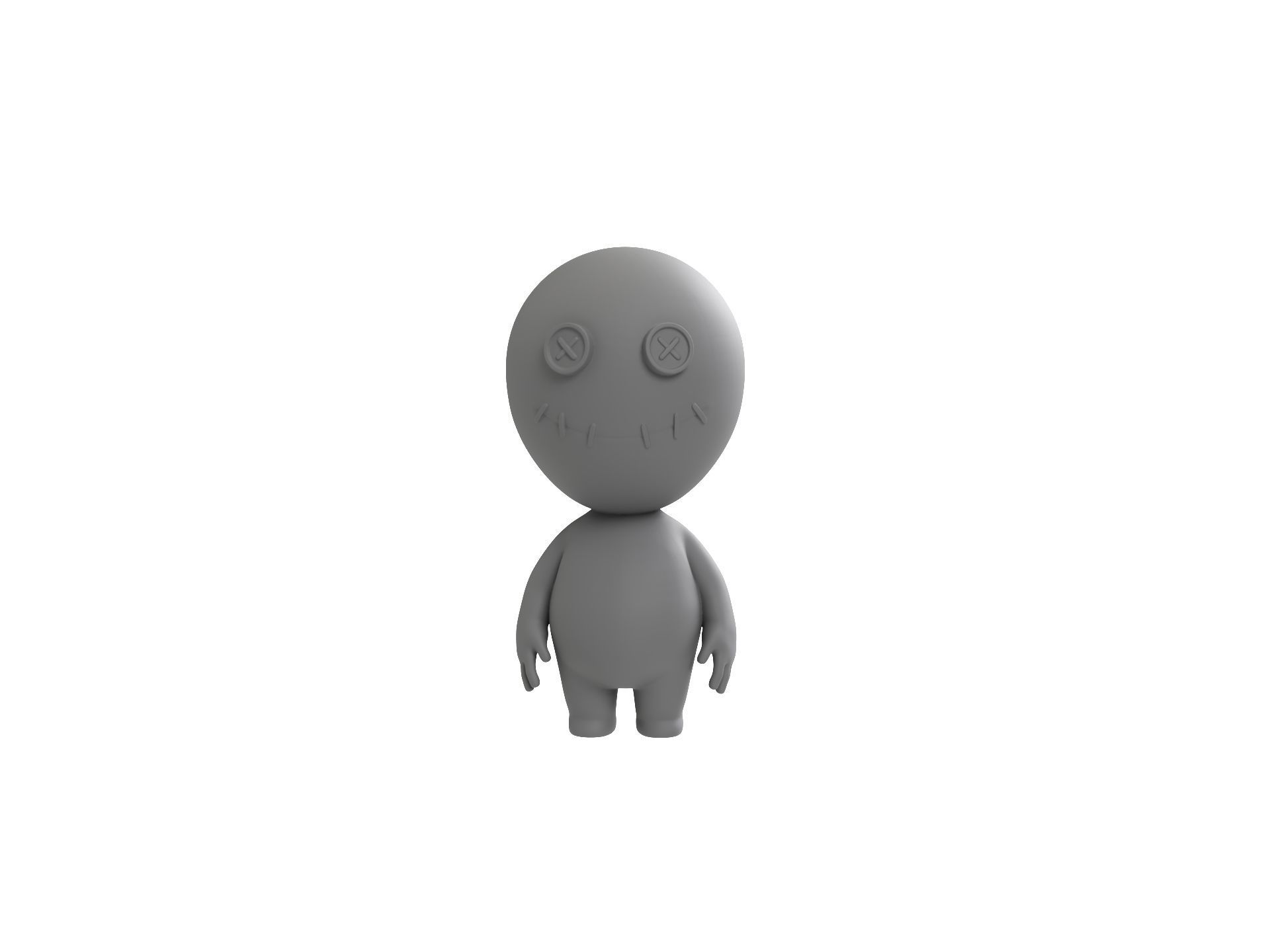 Print008 Vodoo Doll 3D print model_1
