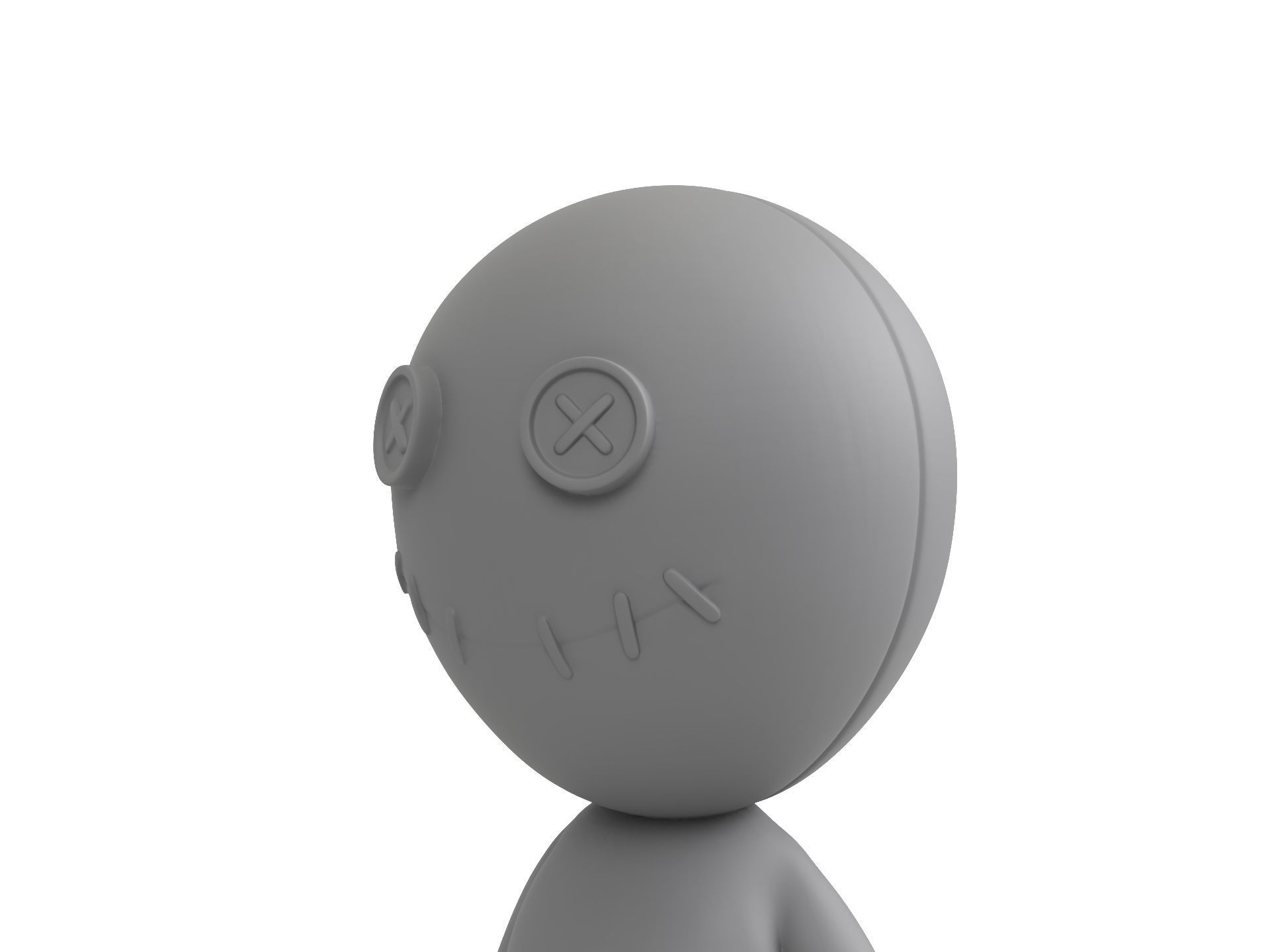 Print008 Vodoo Doll 3D print model_9