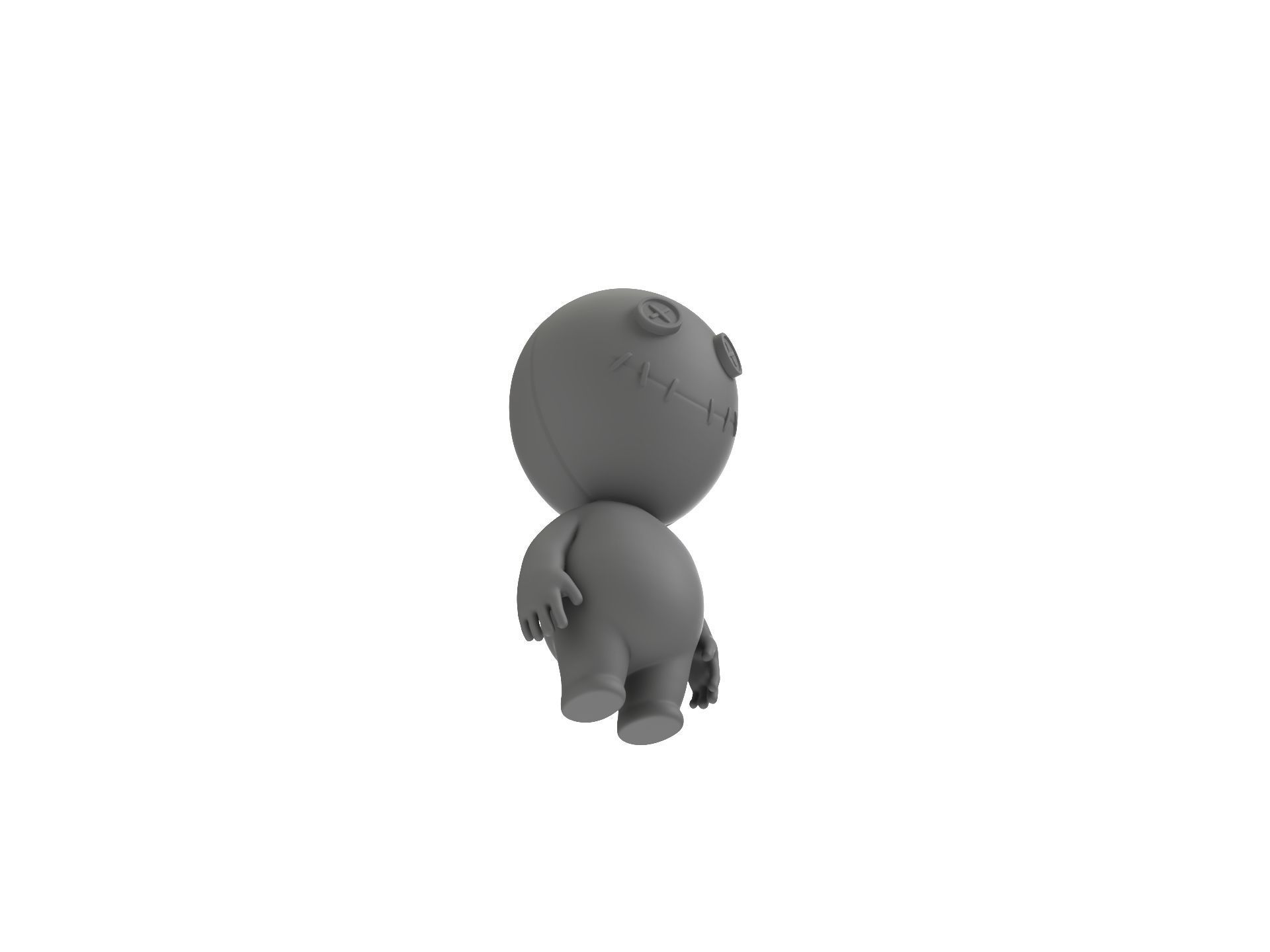 Print008 Vodoo Doll 3D print model_2