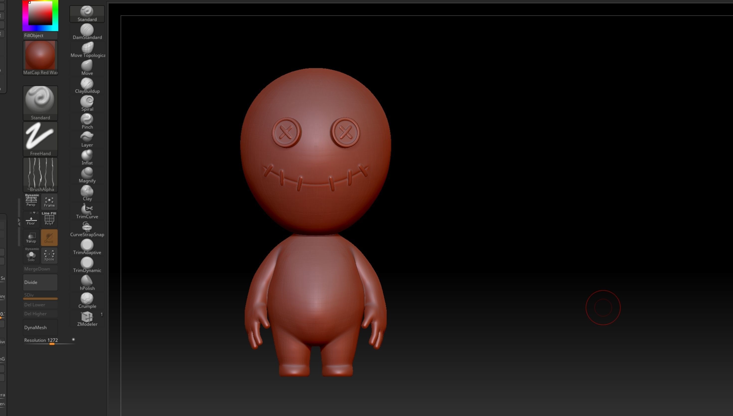 Print008 Vodoo Doll 3D print model_11