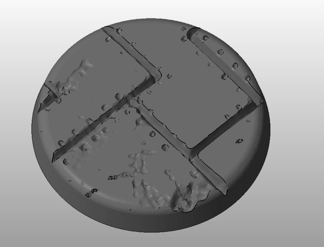 S10 - BATTLEPLATE 20-120mm Round Bases 3D print model_5