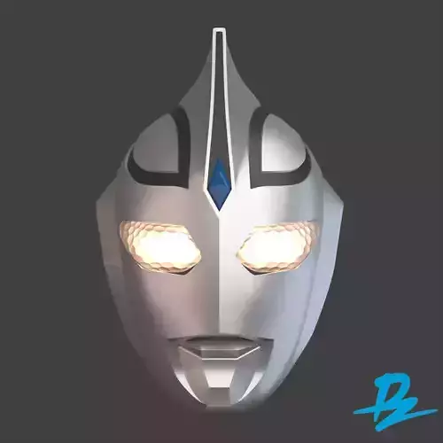 Mask Ultraman Agul 3D print model