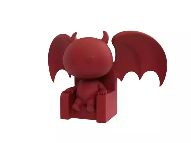 Print011 Devil On Throne