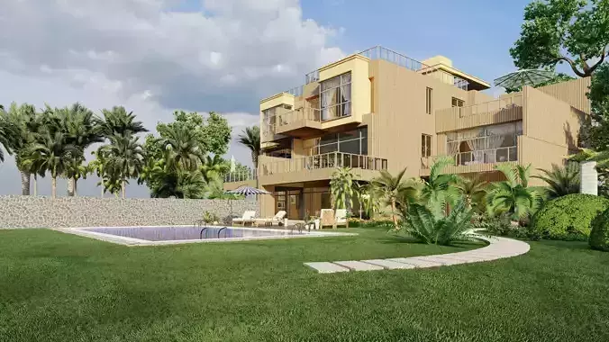 Beautiful villa with swimming pool