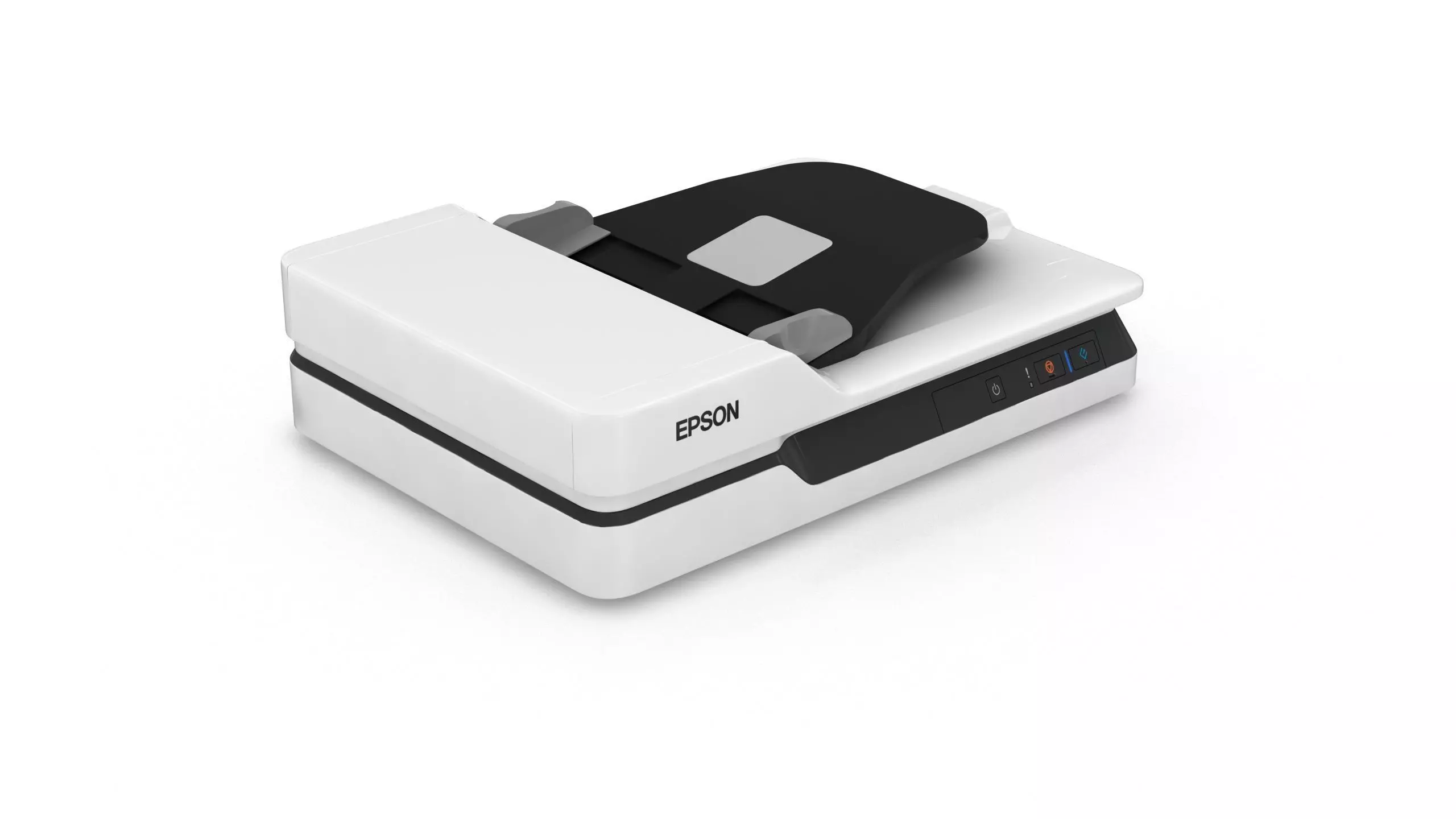 Epson DS-1630 Flatbed Low-poly 3D model_0