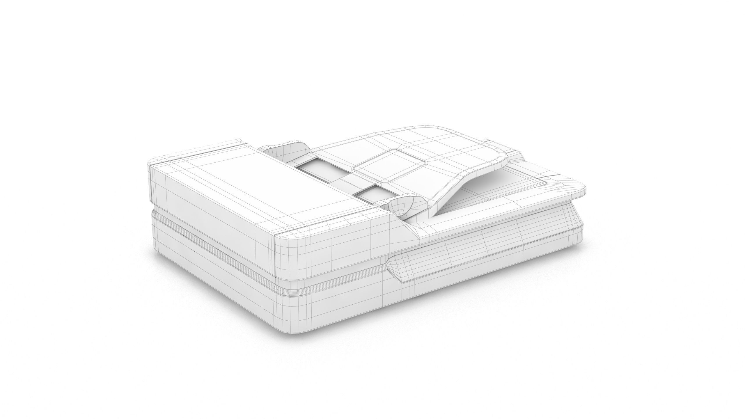 Epson DS-1630 Flatbed Low-poly 3D model_15