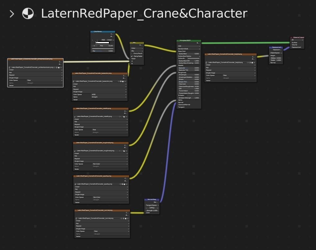 ChineseRedLatern02 Low-poly 3D model_16