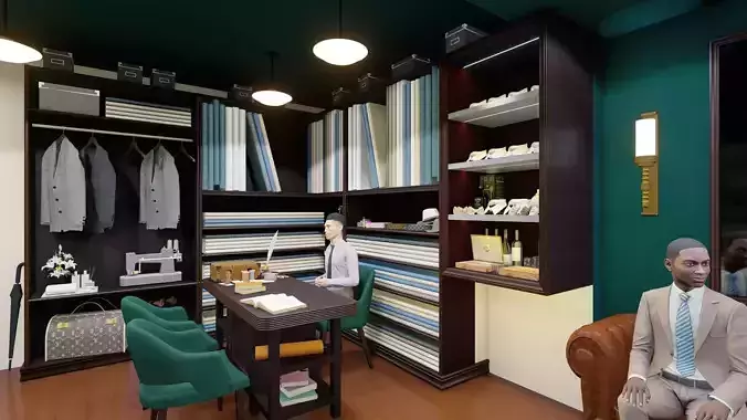 Kingsman-Tailored cloth shop