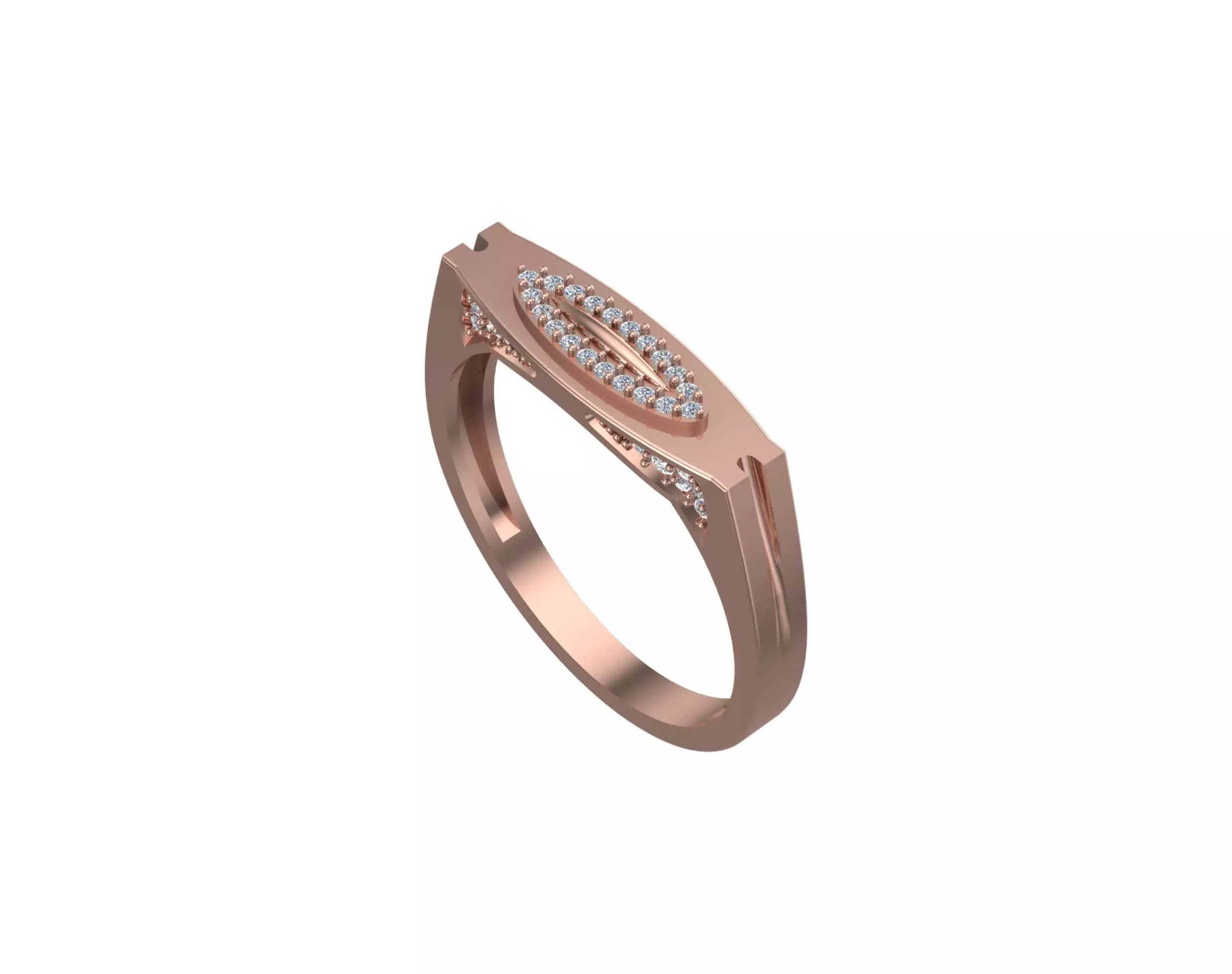 Diamod Ring 3D print model