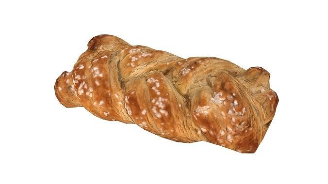 Pastry AR VR PBR  Lowpoly with game ready 3d Model Low-poly 3D model 3