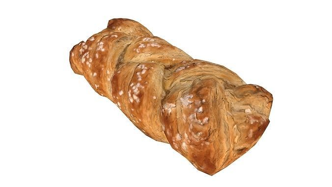 Pastry AR VR PBR  Lowpoly with game ready 3d Model Low-poly 3D model 4