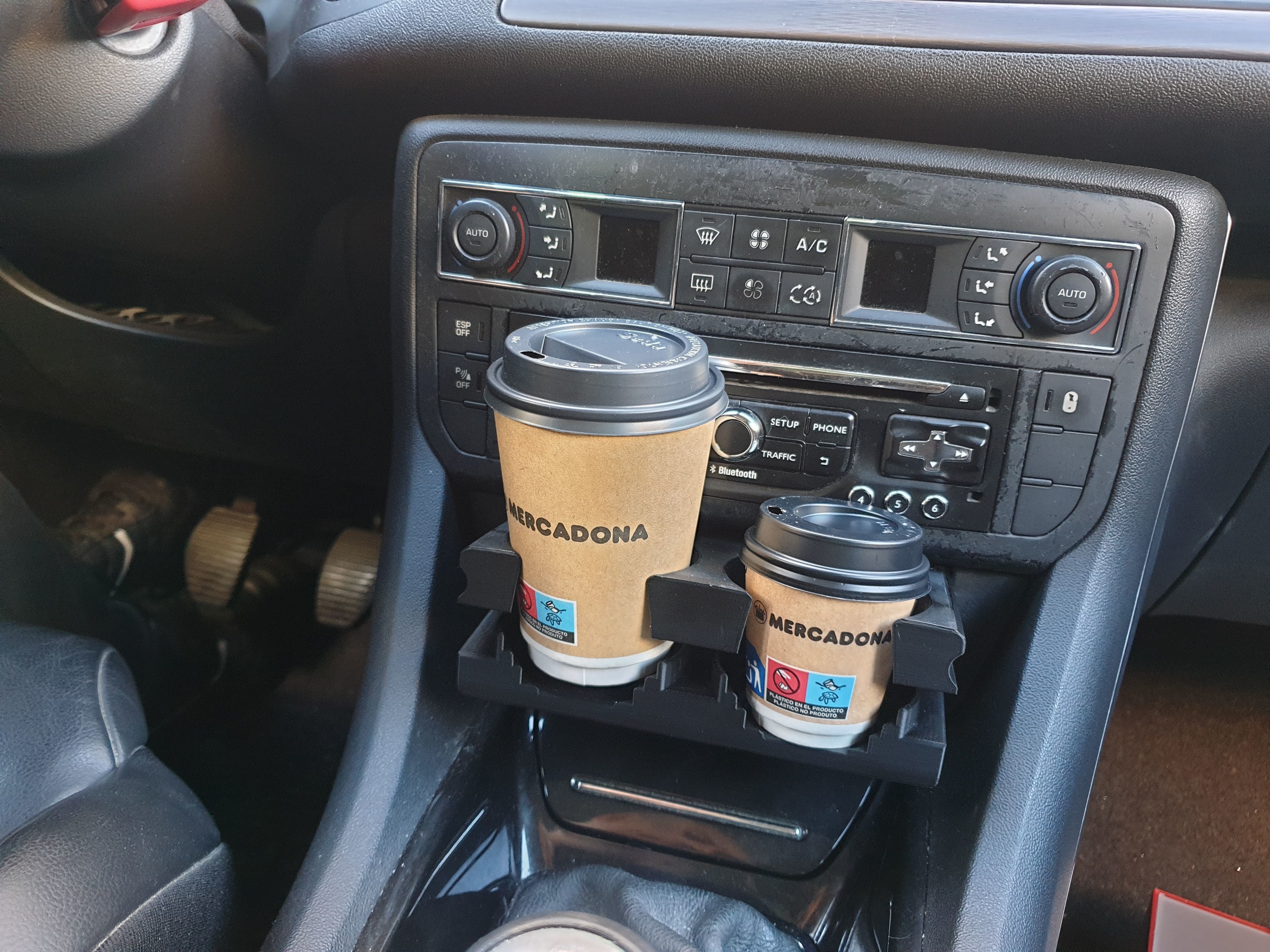 Retractable Cupholder Citroen C5 X7 2008-2017  3D print model_8