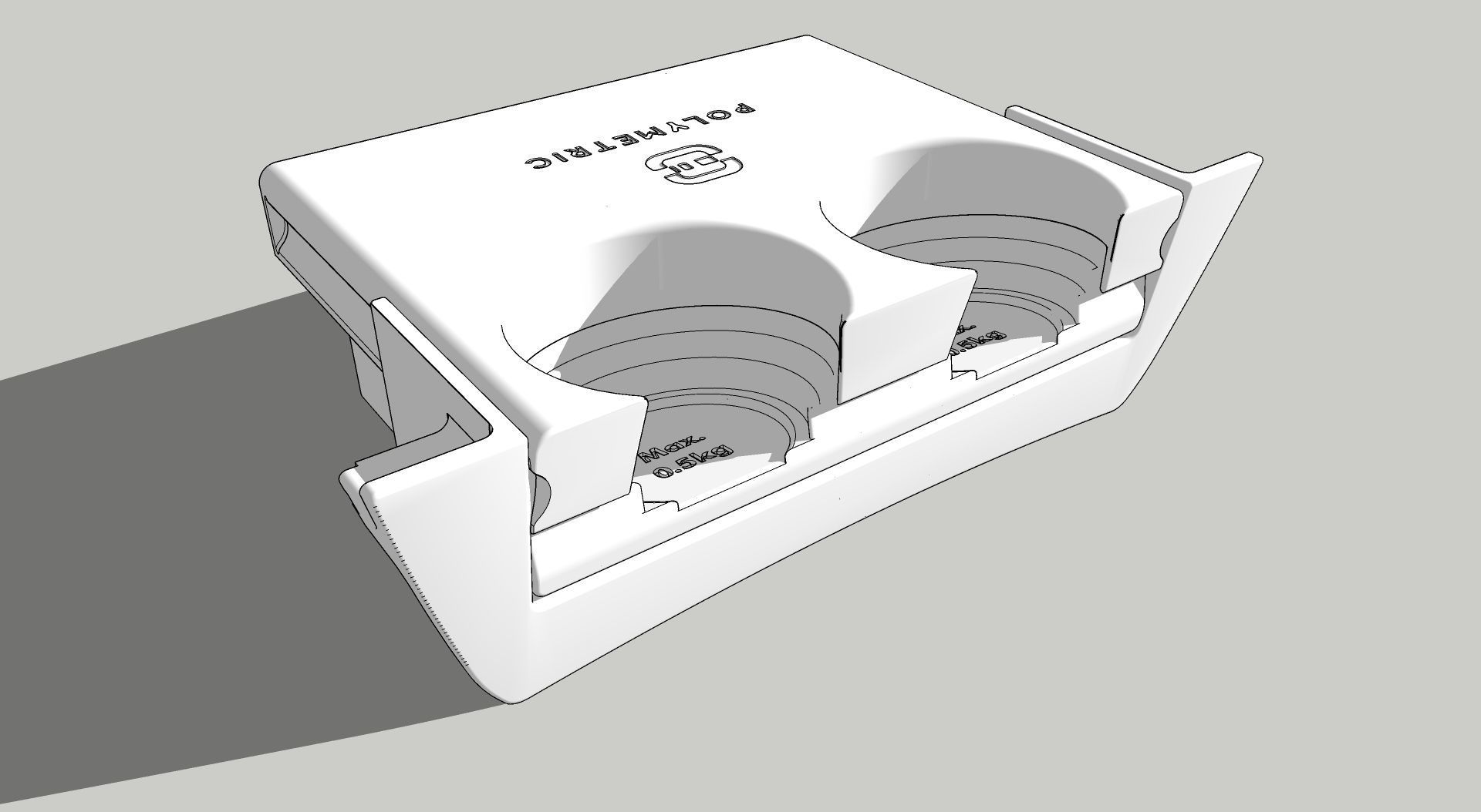 Retractable Cupholder Citroen C5 X7 2008-2017  3D print model_11
