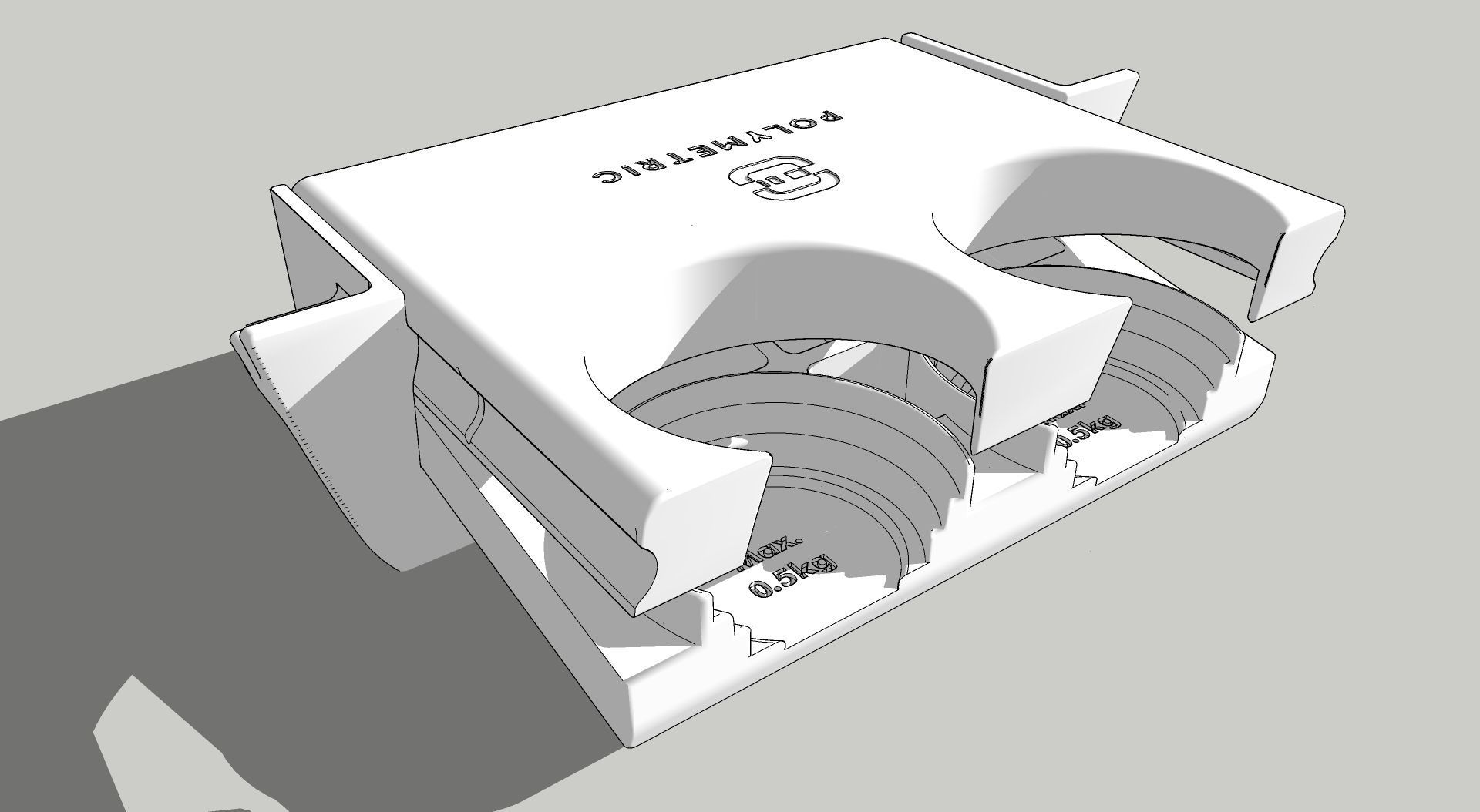 Retractable Cupholder Citroen C5 X7 2008-2017  3D print model_12