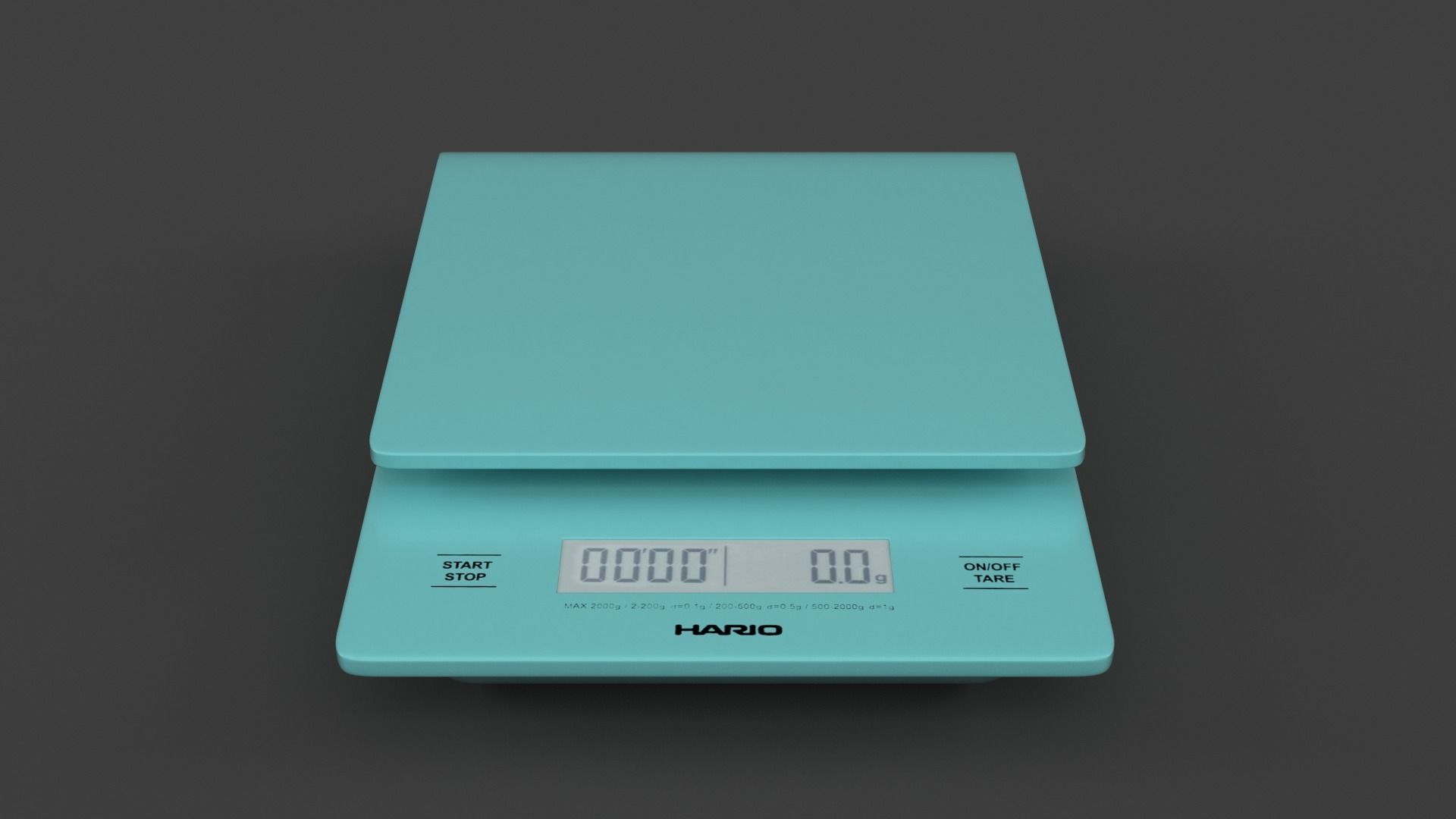 Kitchen Scale 3D model_1