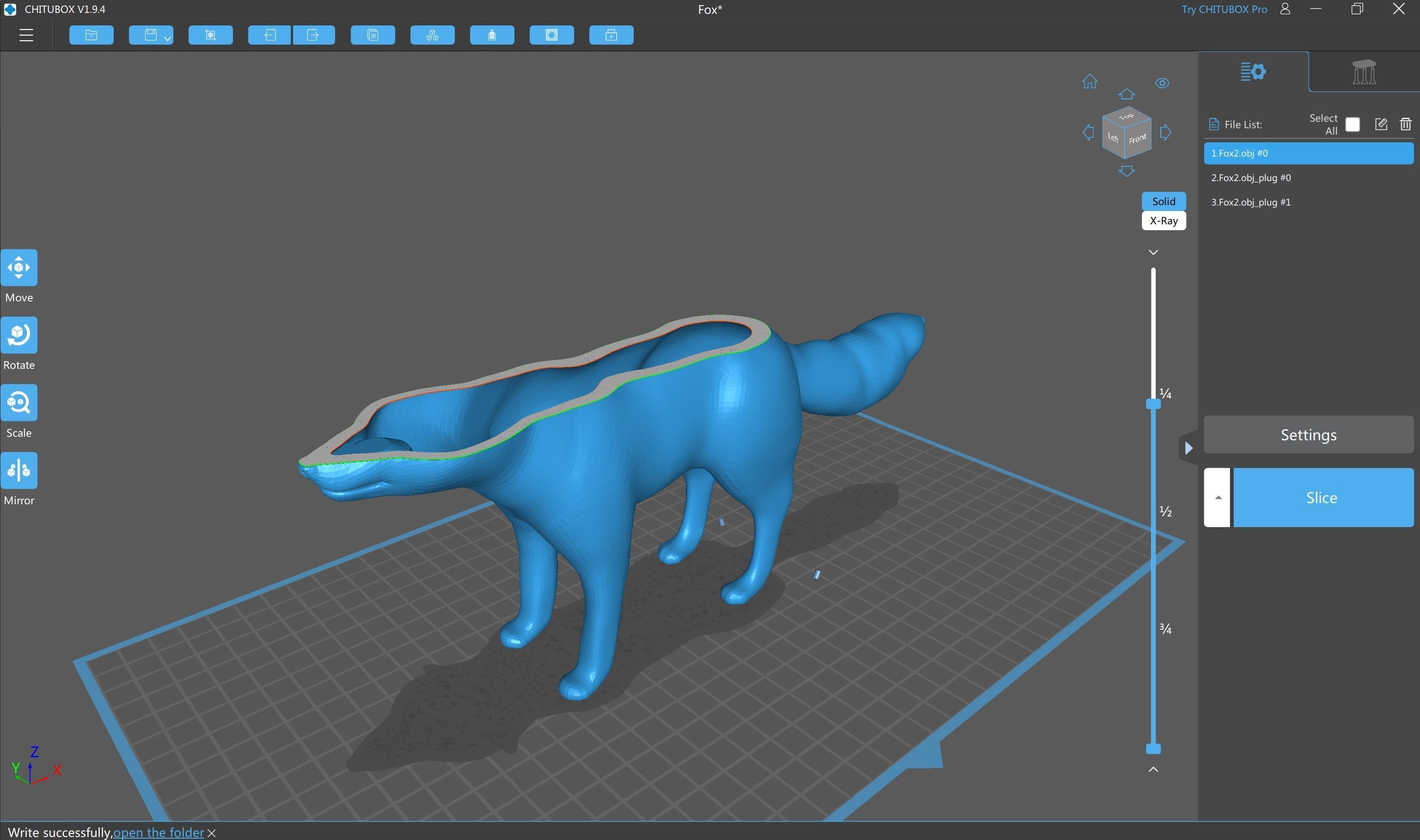 Redolf Fox 3D cartoon Rigged Model Low-poly 3D model_1