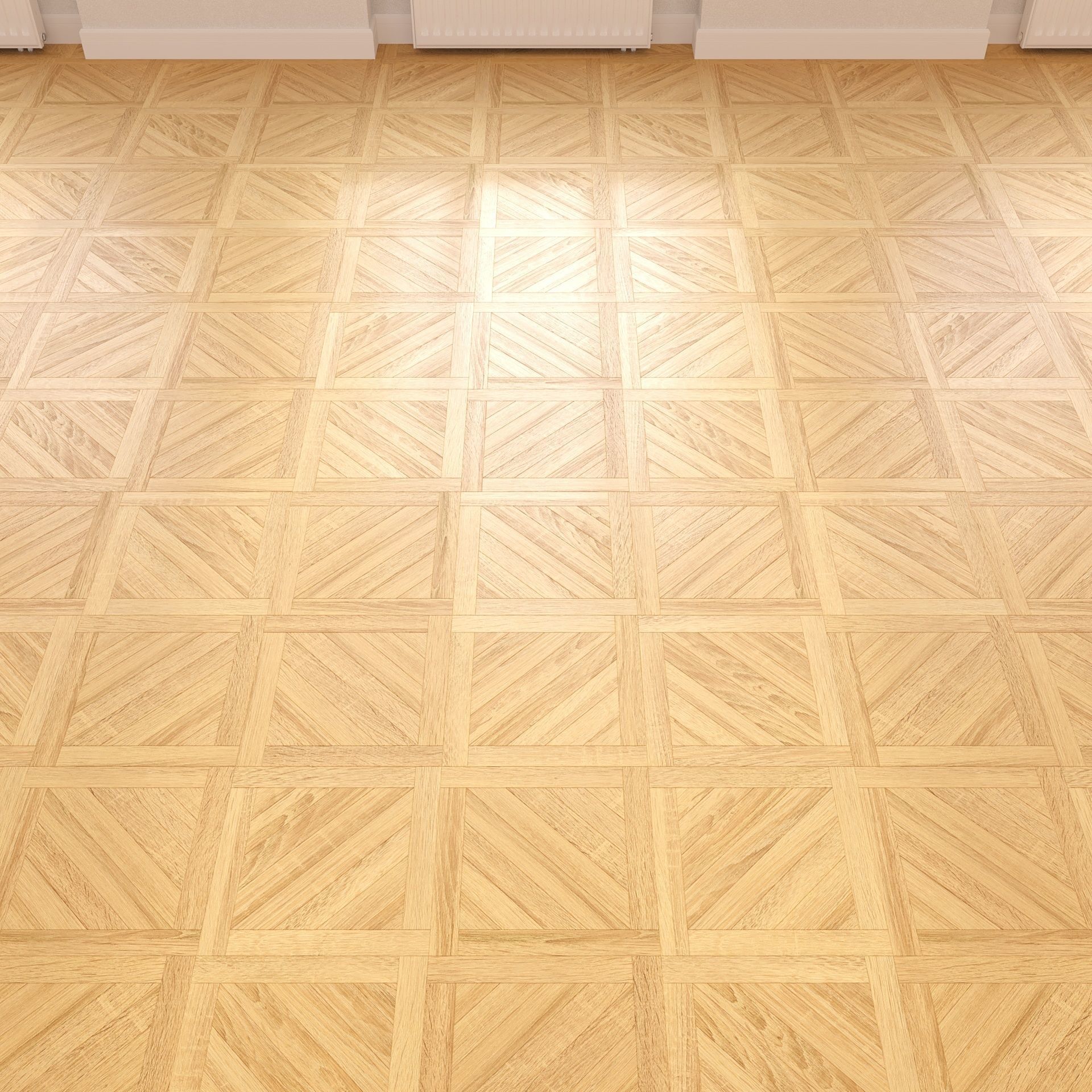 Parquet - Laminate - Wooden floor 4 in 1 3D model_16