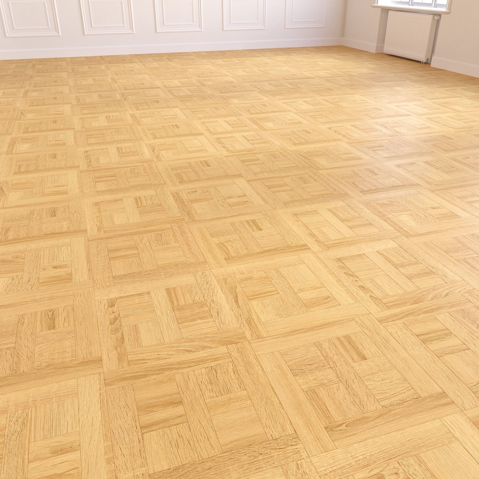 Parquet - Laminate - Wooden floor 4 in 1 3D model_17