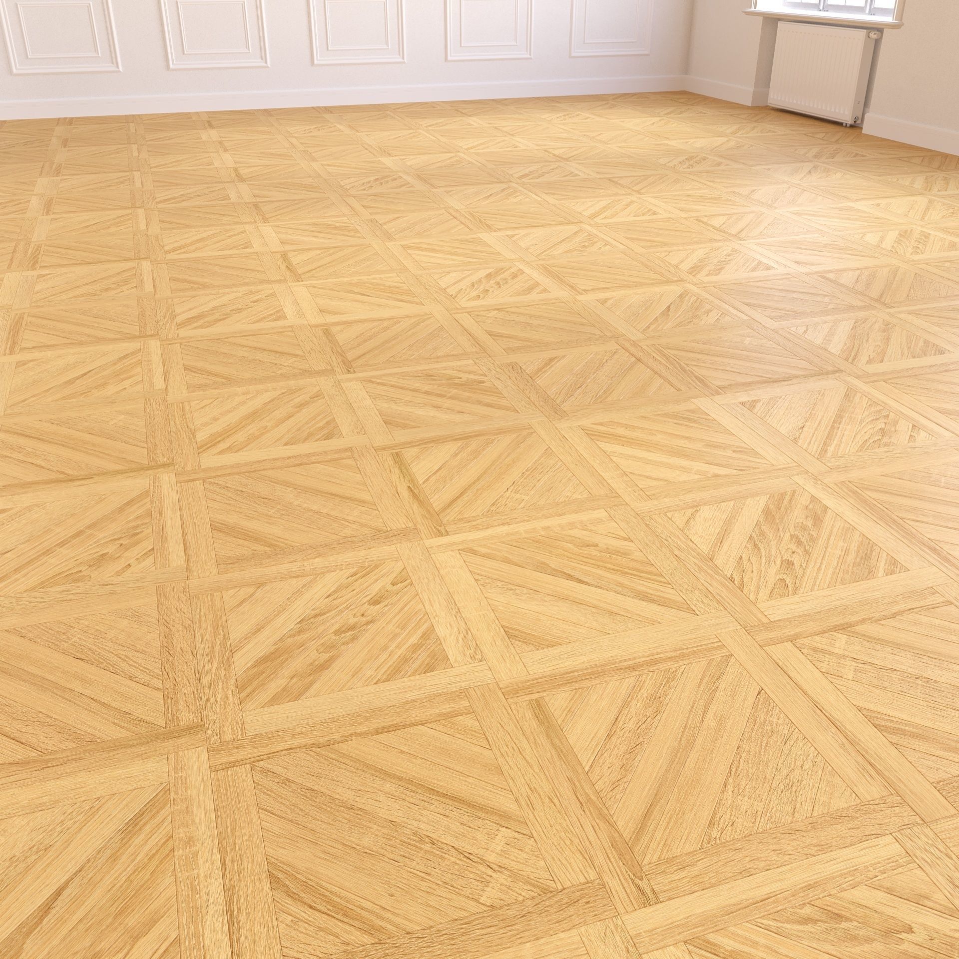 Parquet - Laminate - Wooden floor 4 in 1 3D model_20