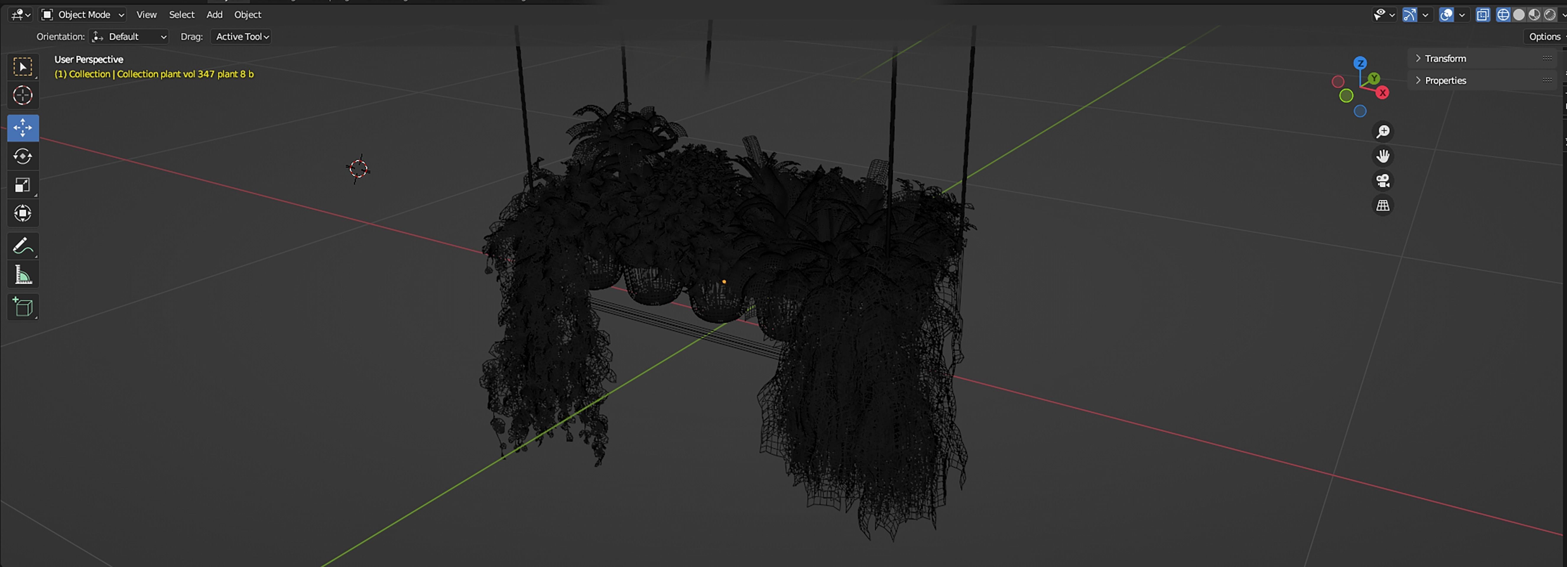 Collection plant vol 347  - blender model  3D model_7