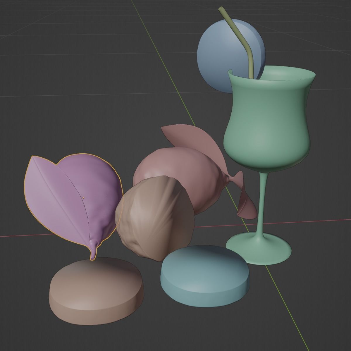 Lemon 3D model Low-poly 3D model_9