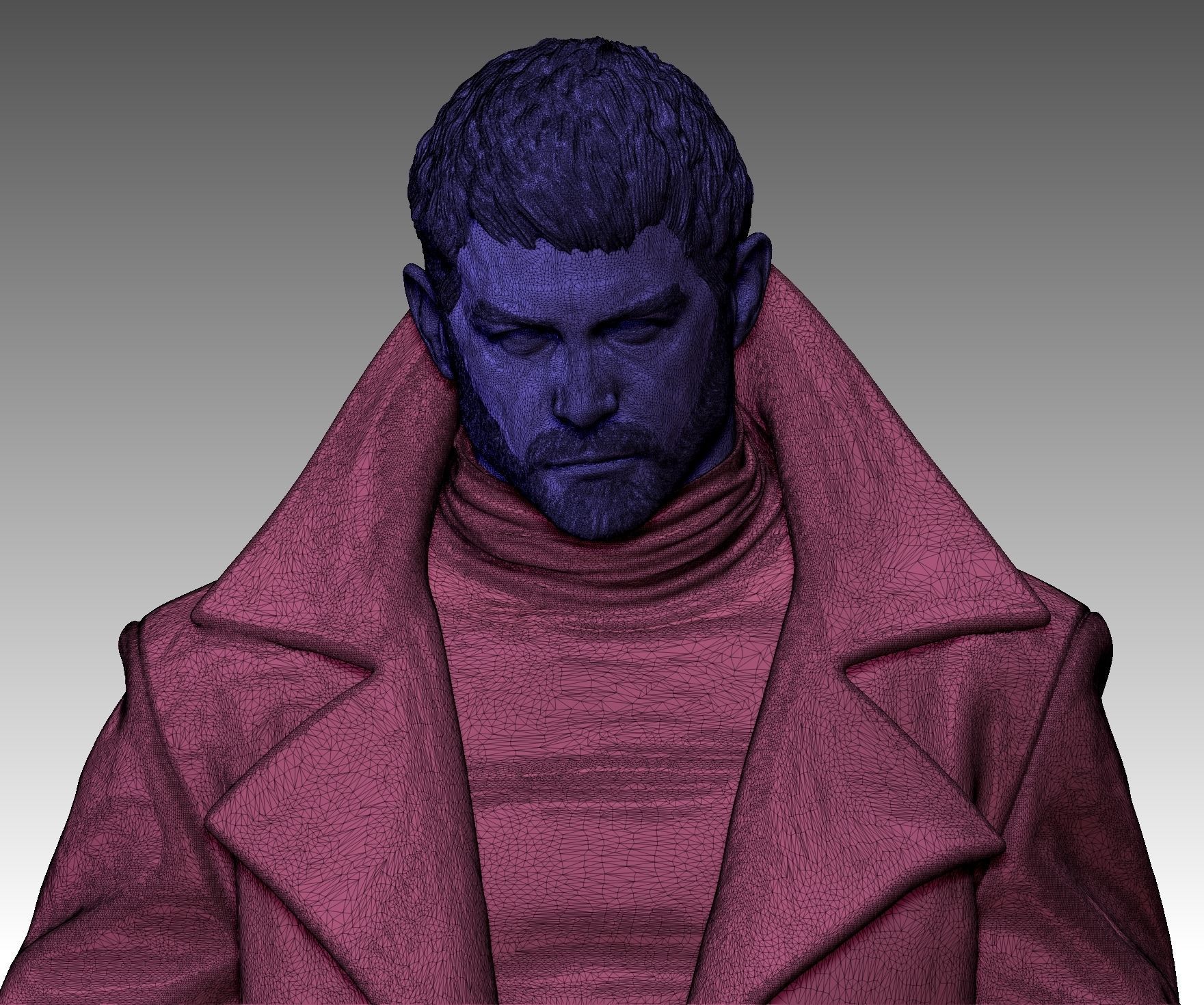 Chirs Redfield 3D print model_16