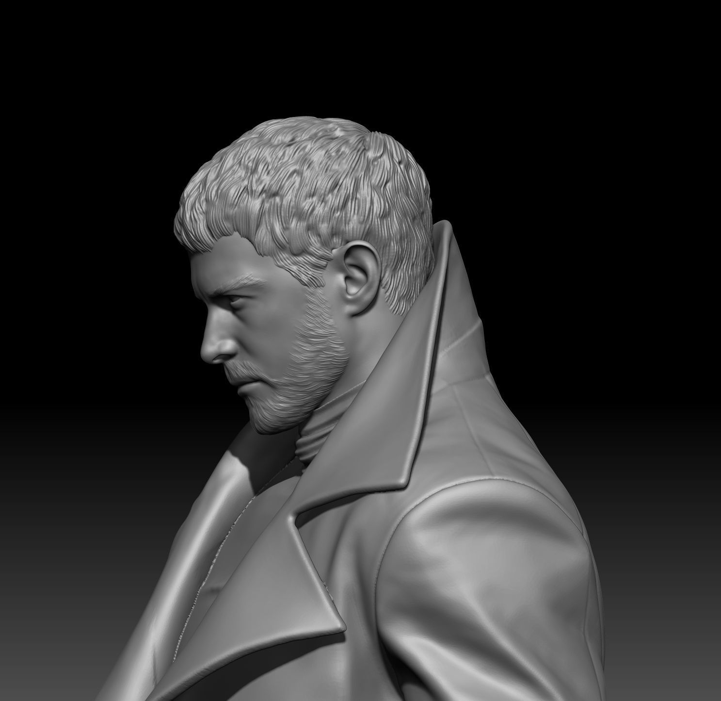 Chirs Redfield 3D print model_8