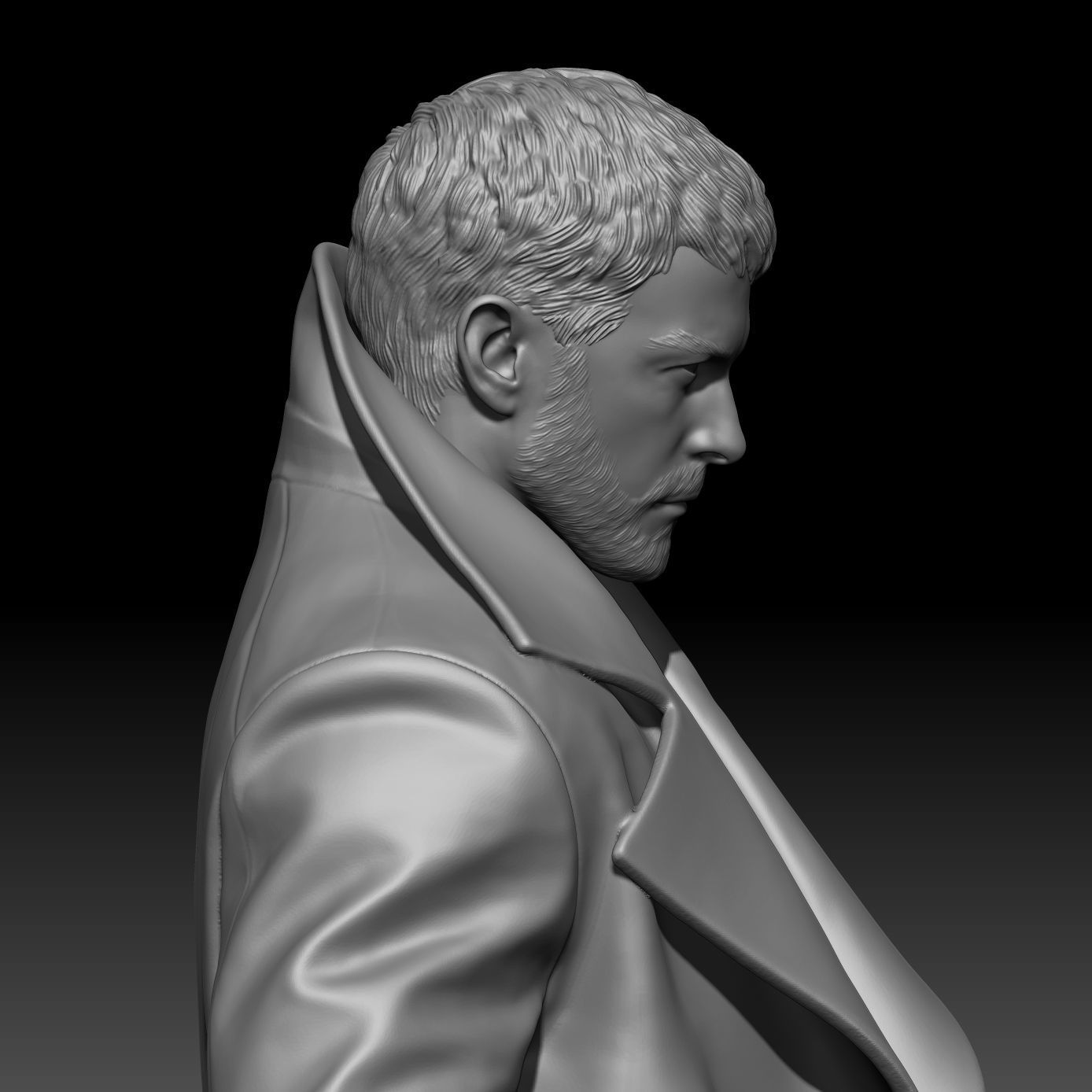 Chirs Redfield 3D print model_11