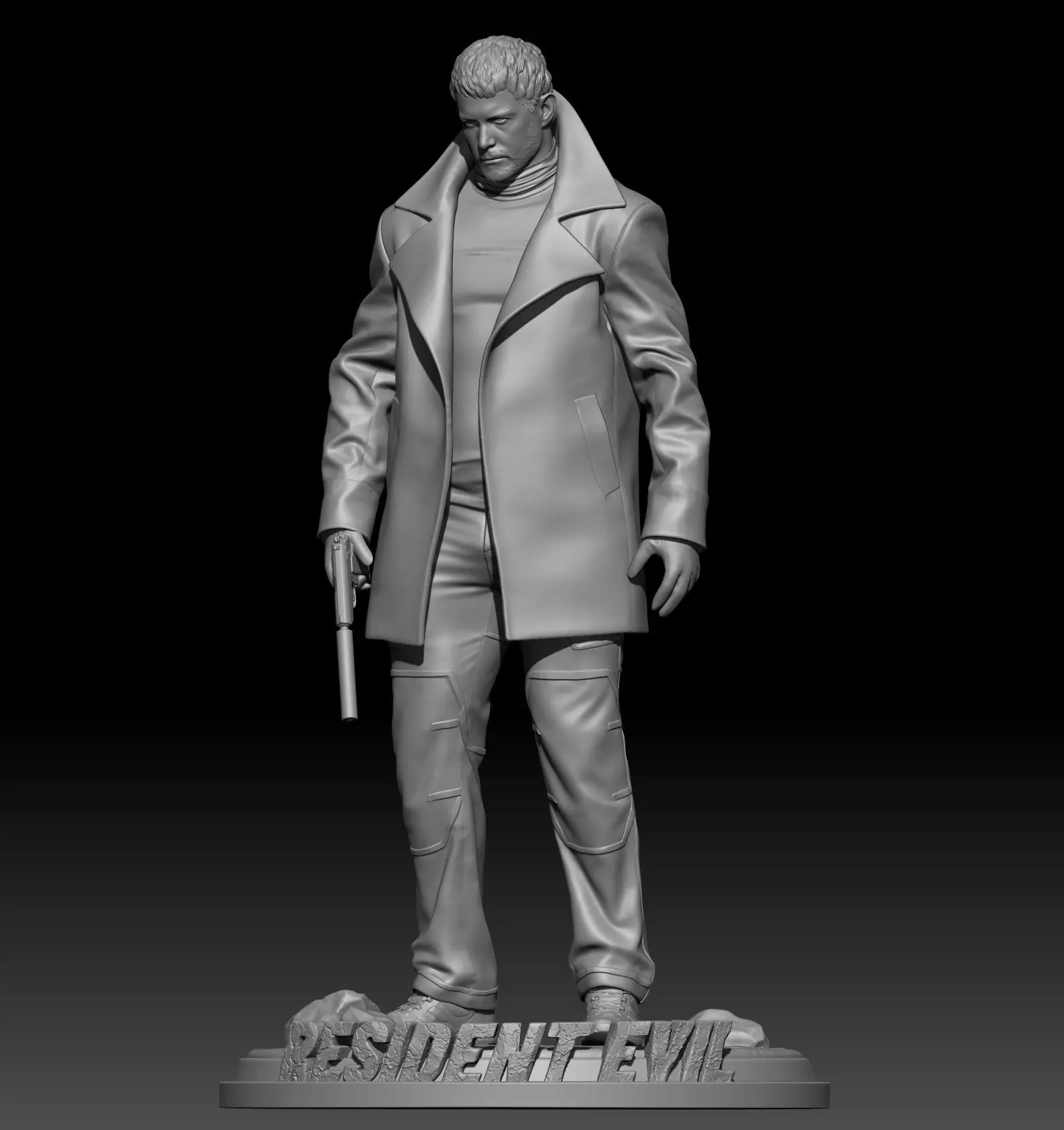 Chirs Redfield 3D print model_0