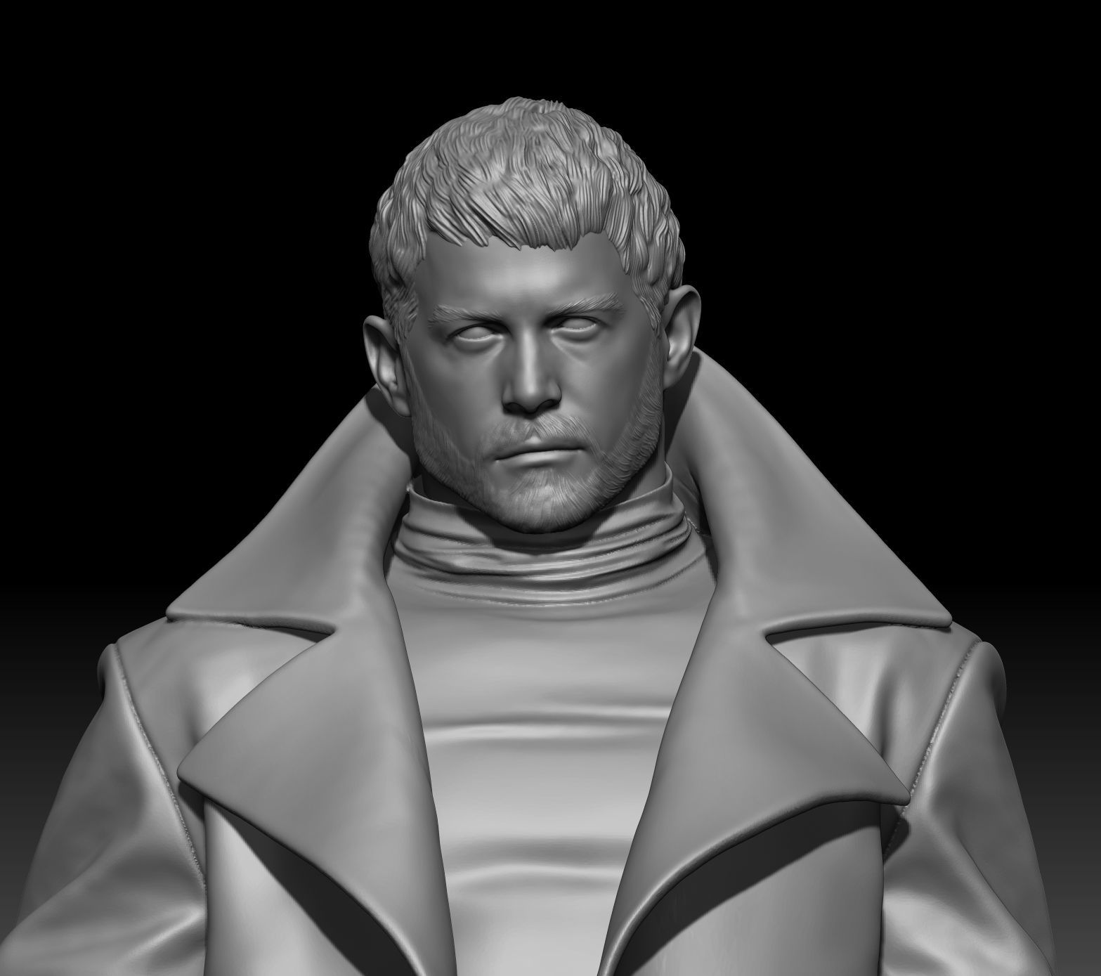 Chirs Redfield 3D print model_7