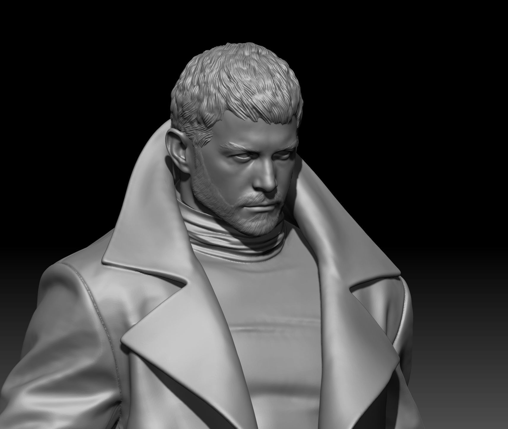 Chirs Redfield 3D print model_10