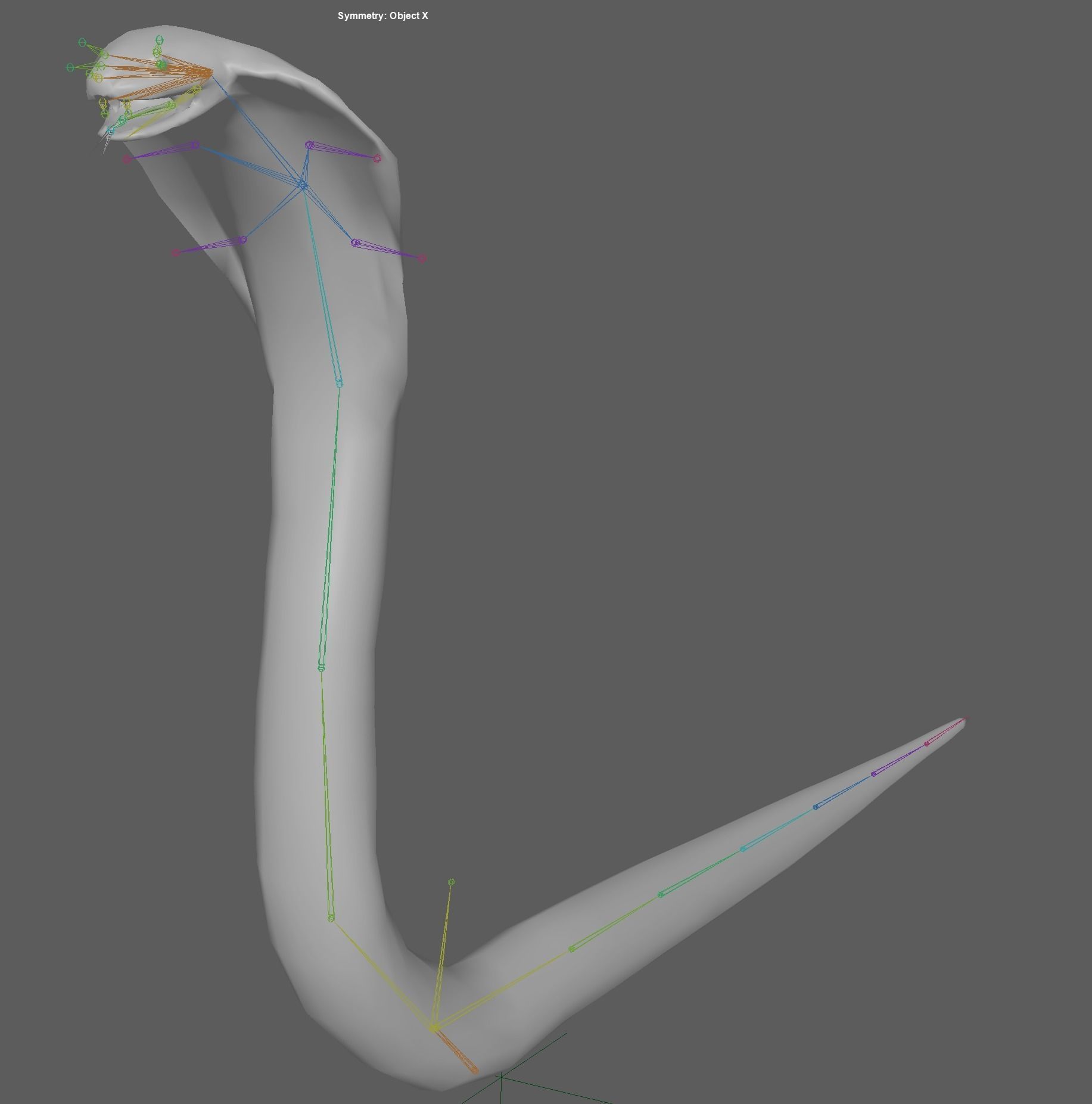 King Cobra Low-poly 3D model_10
