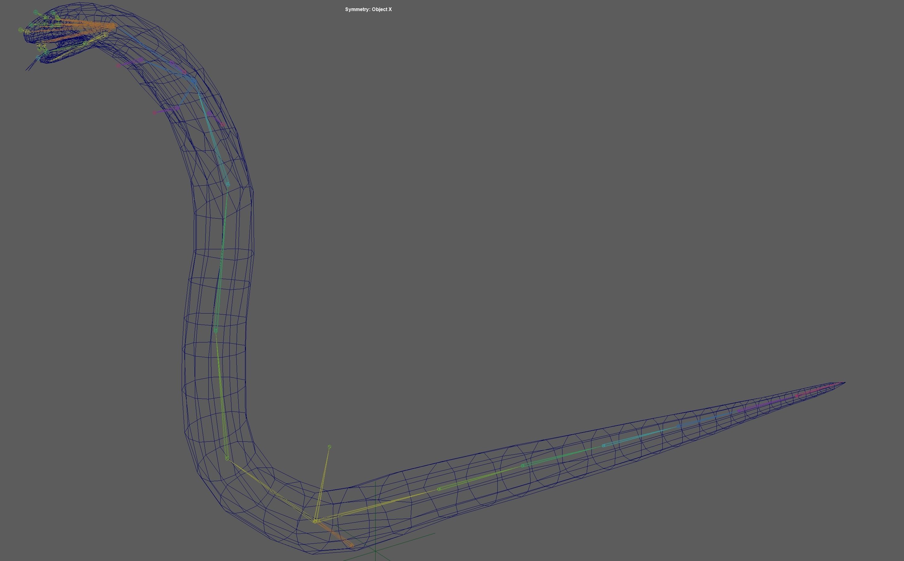 King Cobra Low-poly 3D model_15