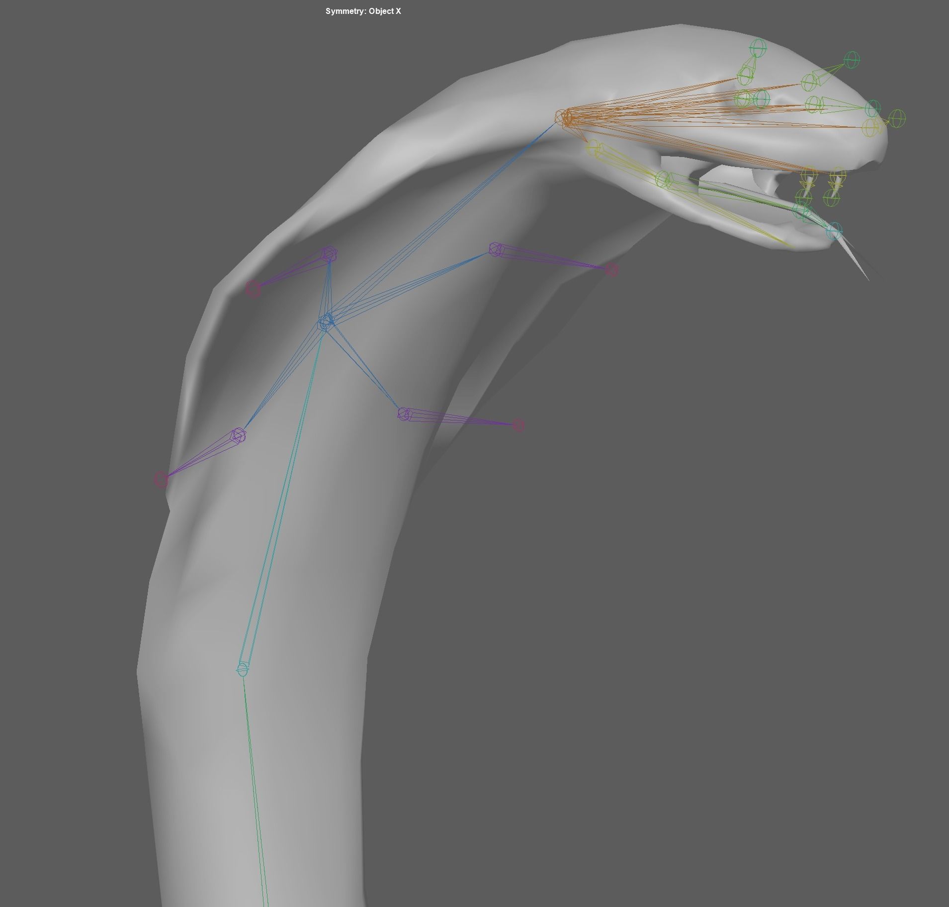 King Cobra Low-poly 3D model_23