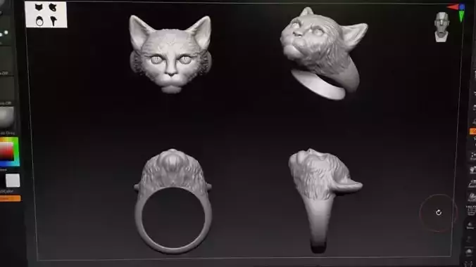 Cat Ring for men and women