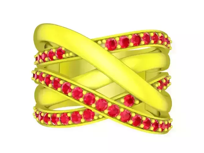 5668 luxury fashion diamond women ring 