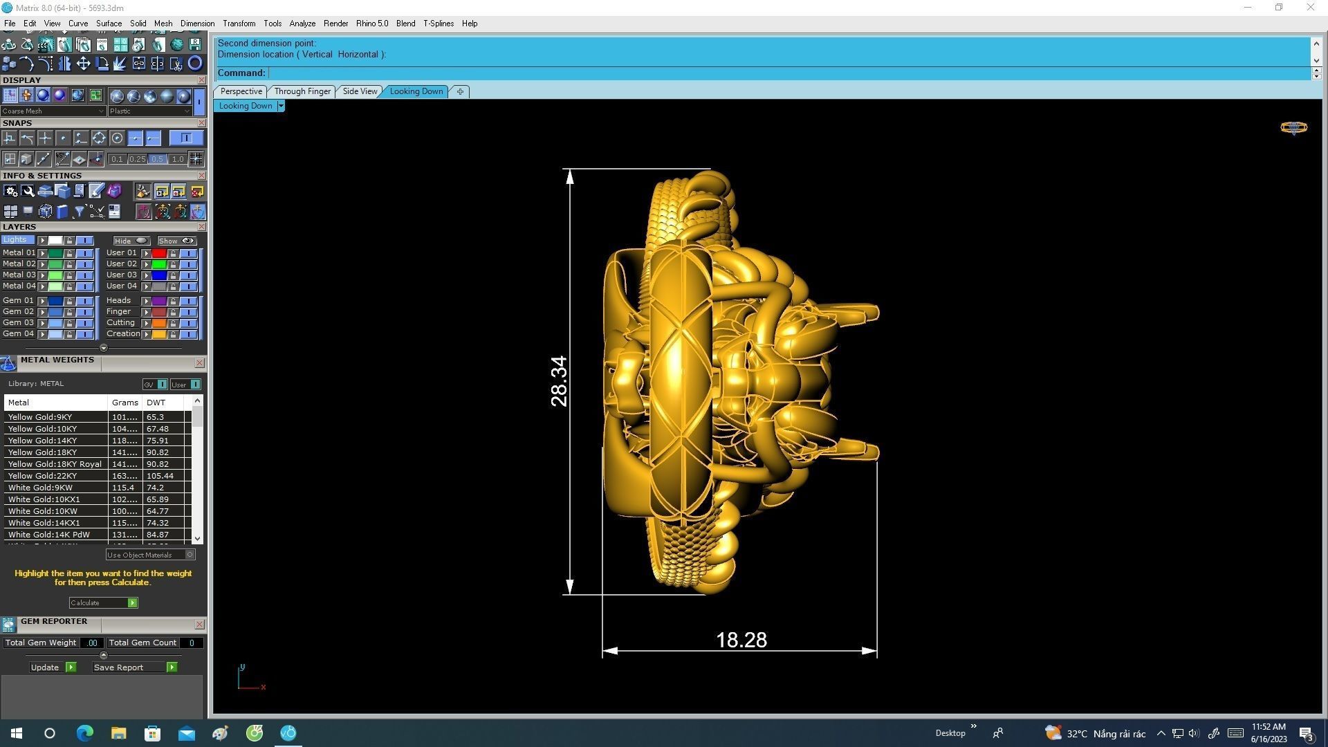 A5693 Dragon Bracelets 3D print model_5