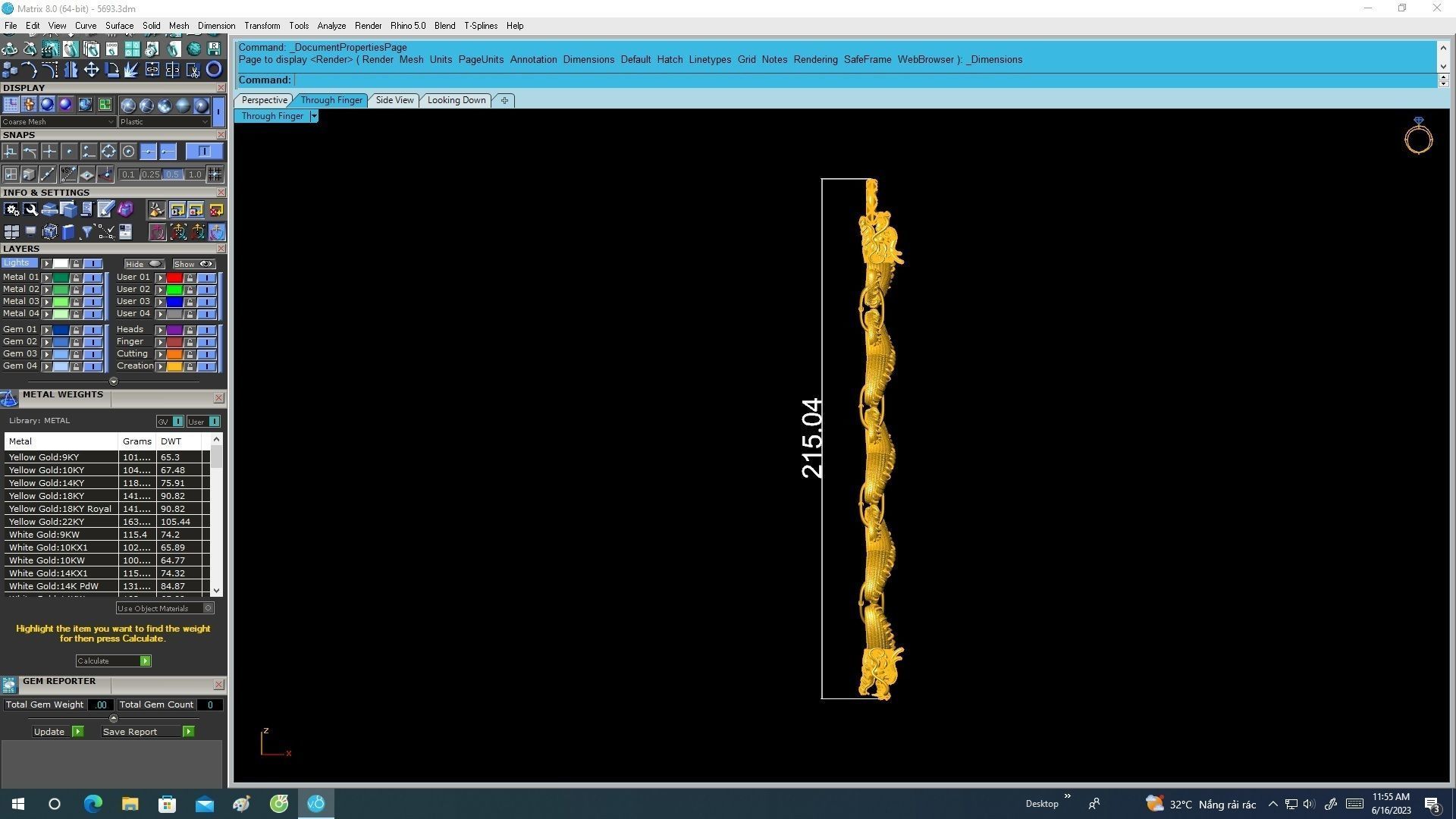 A5693 Dragon Bracelets 3D print model_6