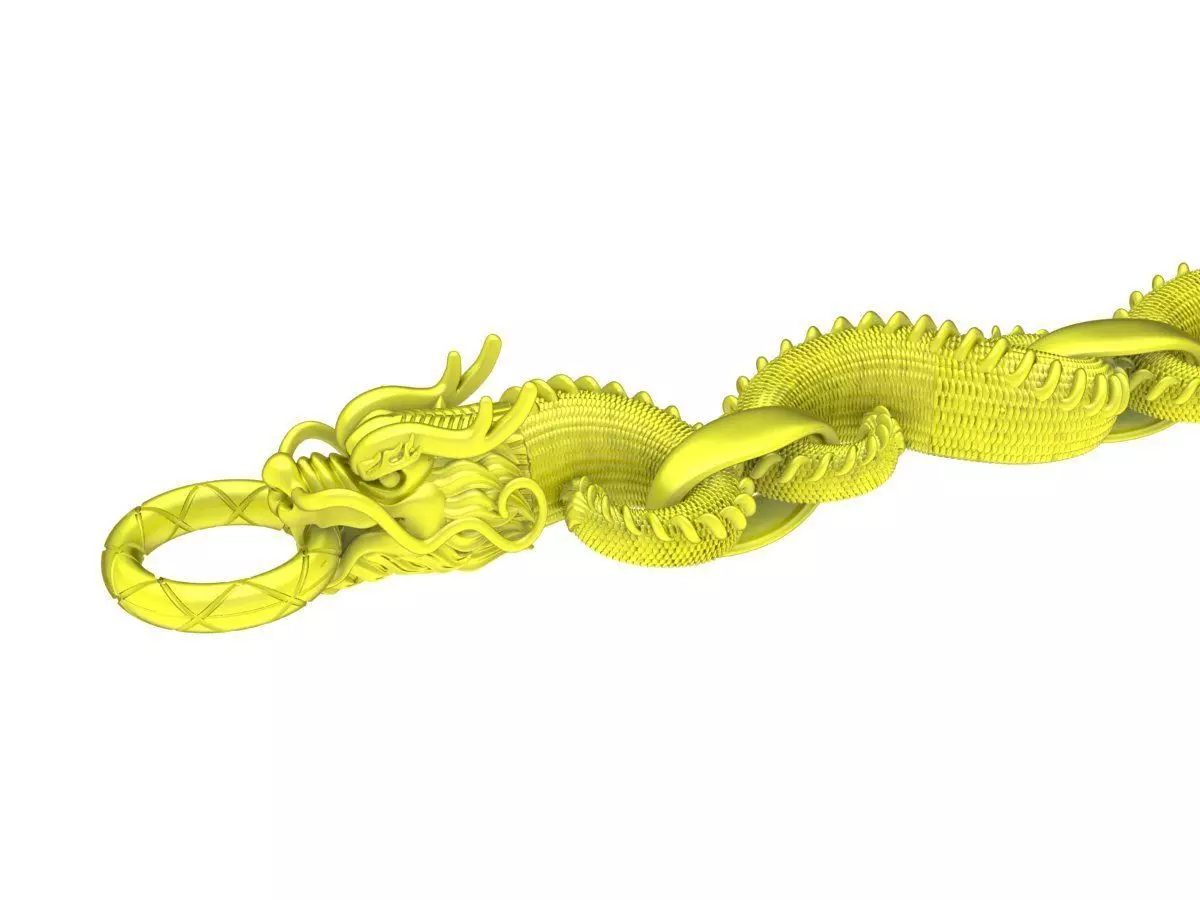 A5693 Dragon Bracelets 3D print model_0
