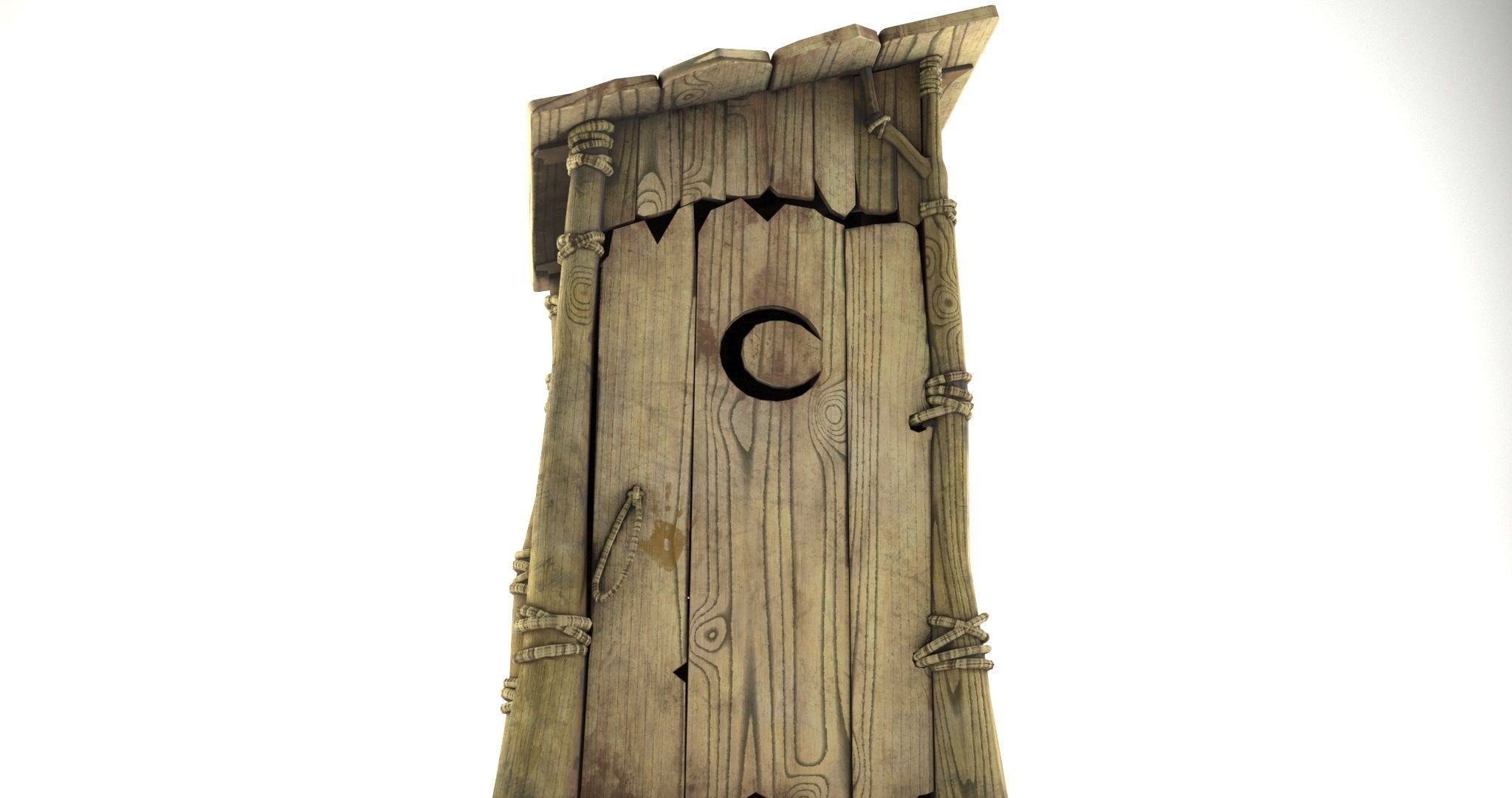 Shrek toilet Free low-poly 3D model Low-poly 3D model_1