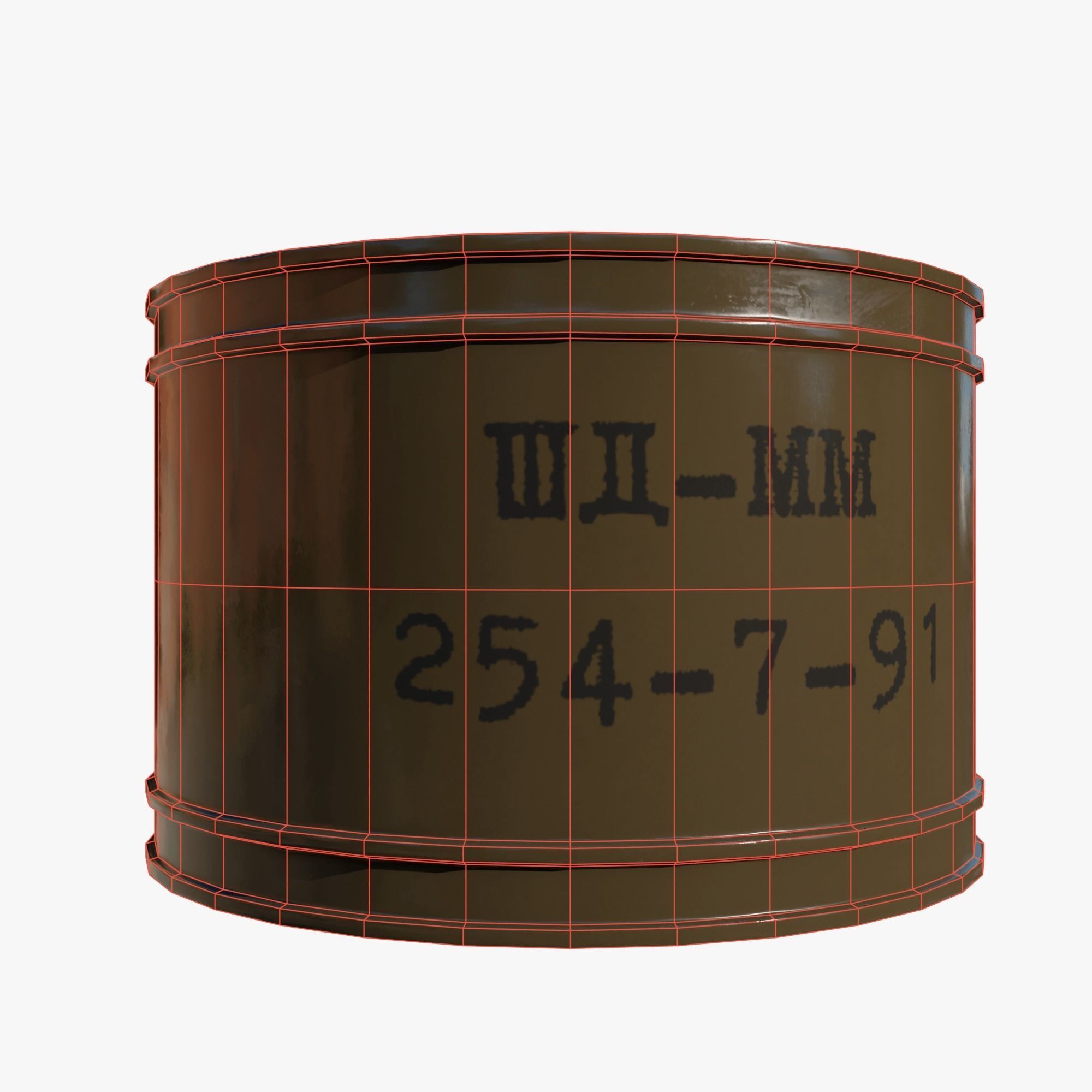 Smoke bomb DM-11 Low-poly 3D model_6